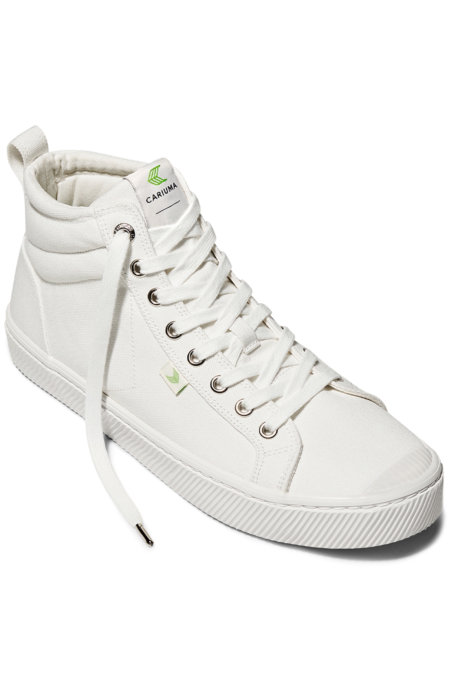 OCA HIGH OFF-WHITE CANVAS SNEAKER 2