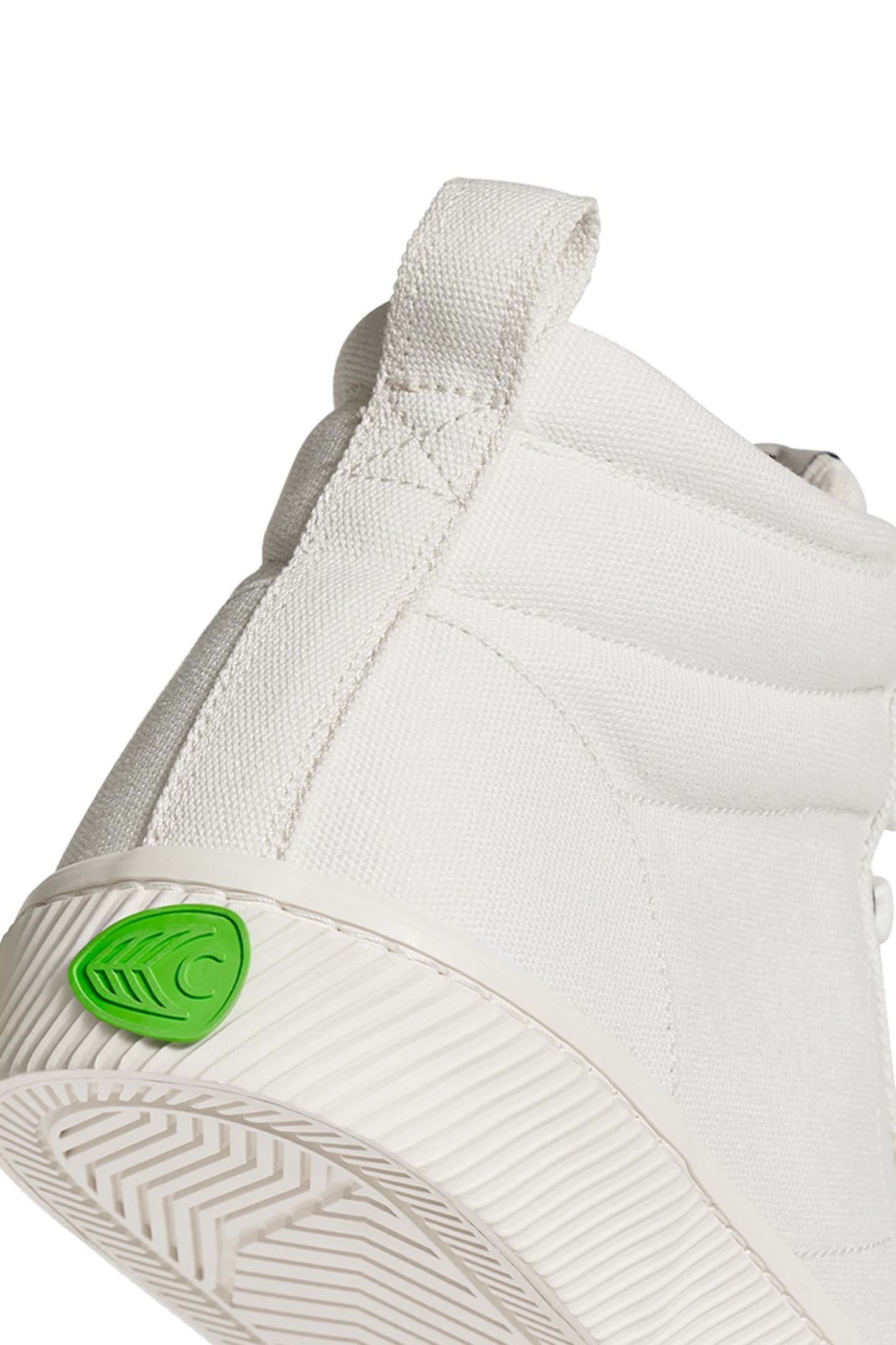 OCA HIGH OFF-WHITE CANVAS SNEAKER 5