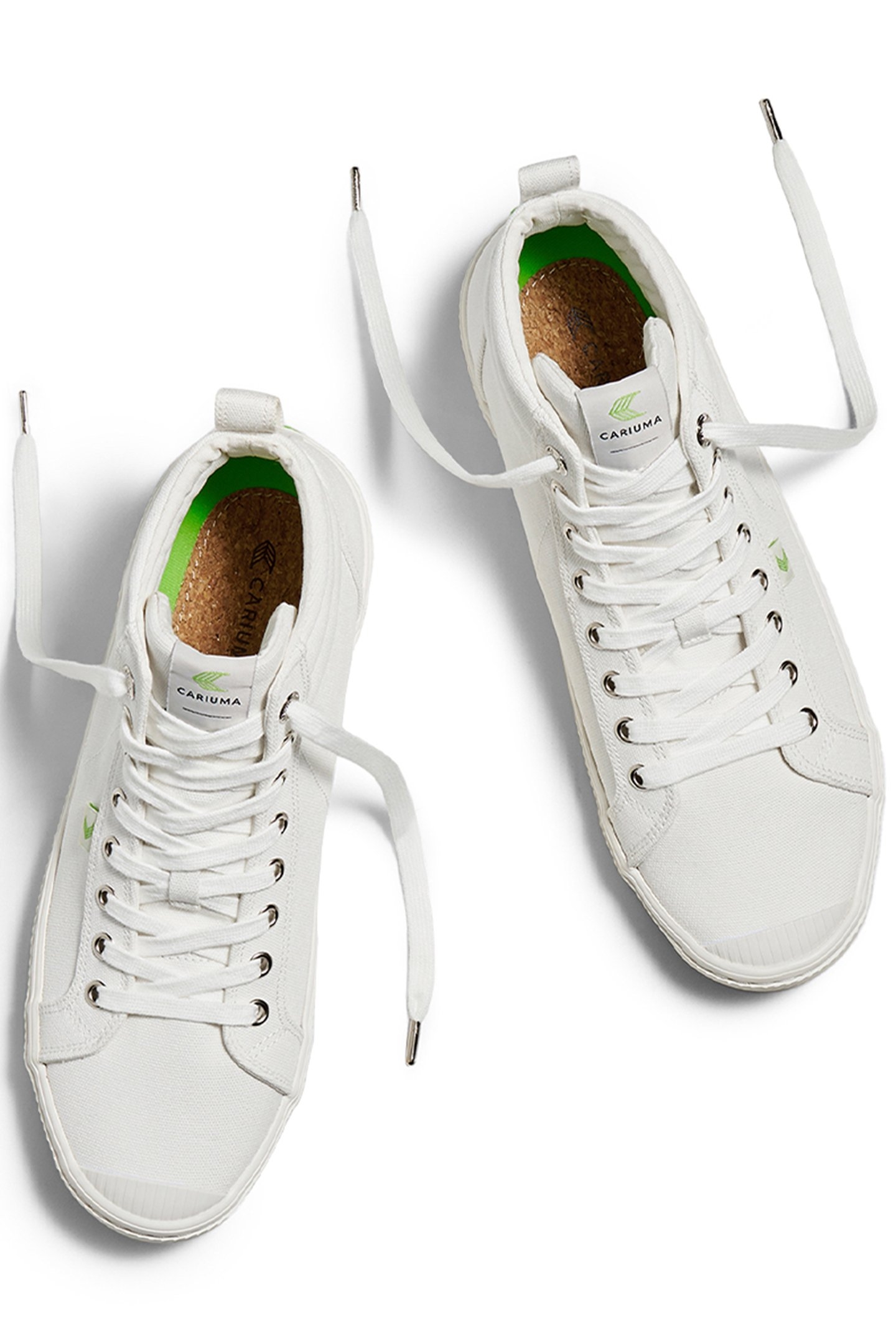 OCA HIGH OFF-WHITE CANVAS SNEAKER 3
