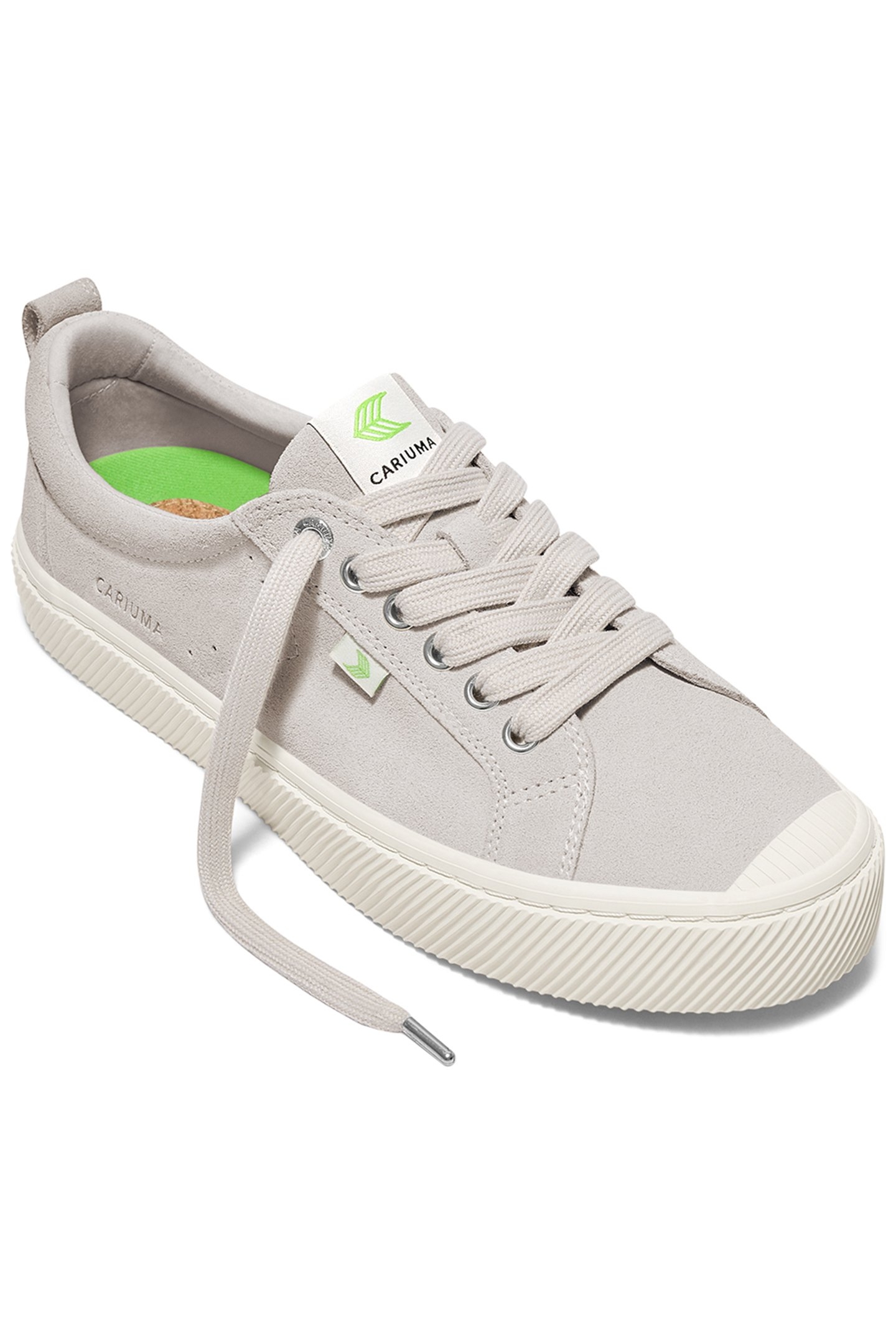 OCA LOW VINTAGE WHITE SUEDE SNEAKER 2