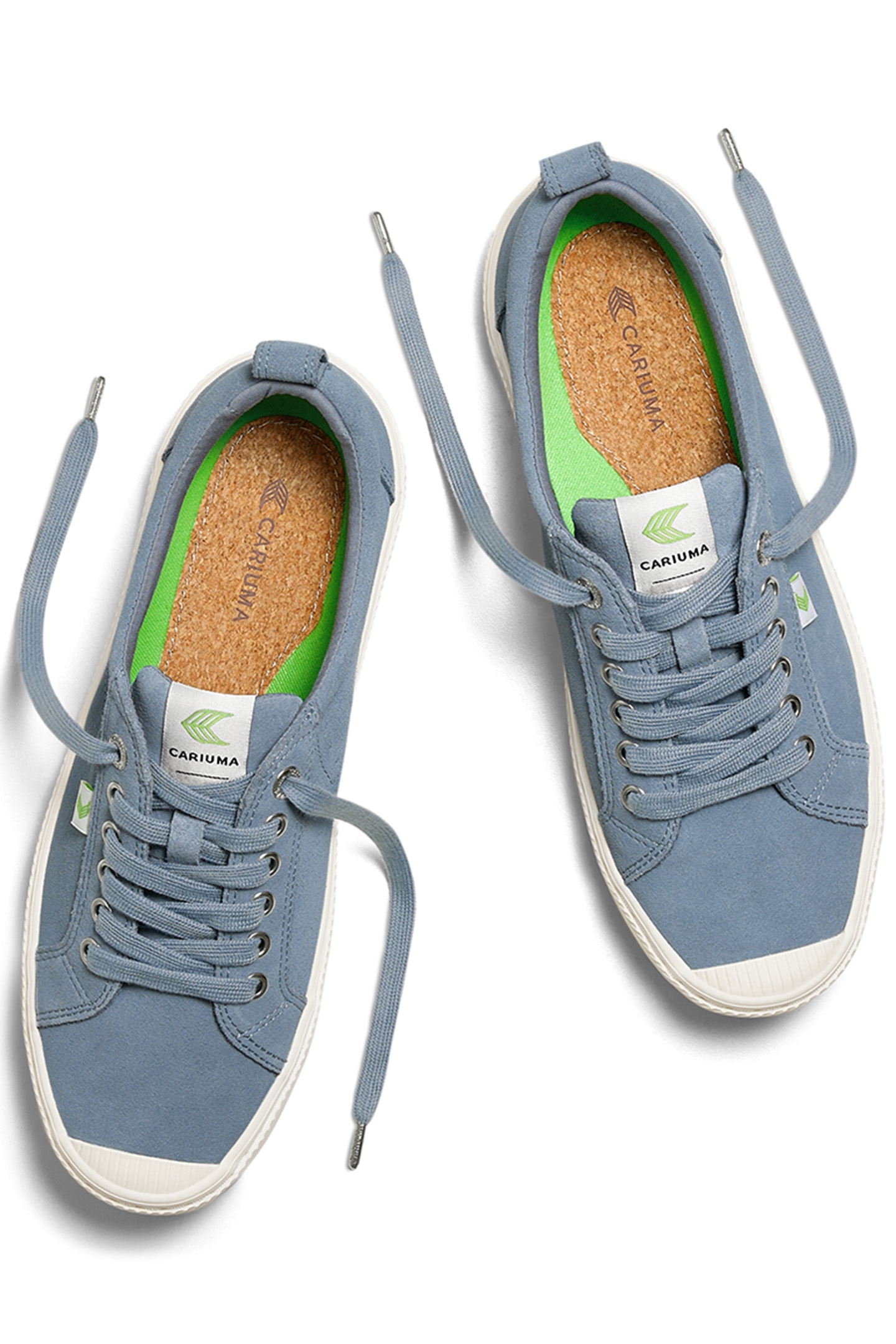 OCA LOW MIRAGE BLUE SUEDE SNEAKER 3