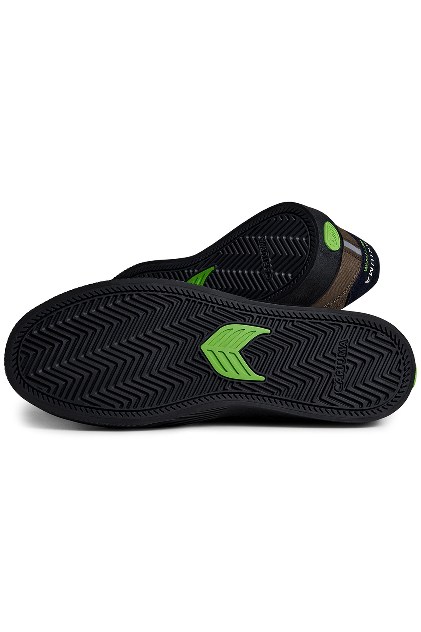 NAIOCA PRO KHAKI SUEDE AND CANVAS BLACK LOGO SNEAKER 4