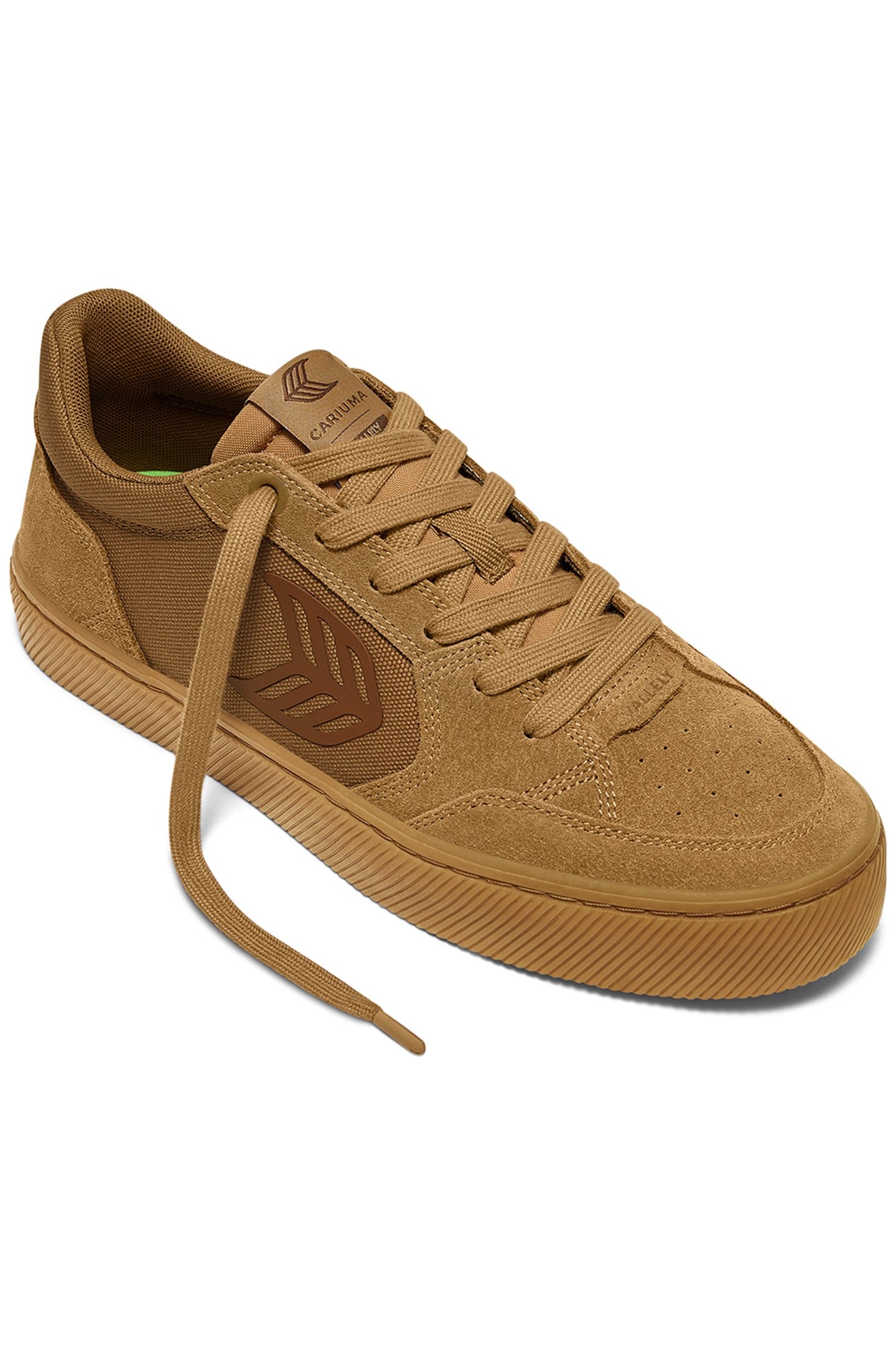 VALLELY PRO GUM CAMEL SUEDE AND CORDURA DARK CAMEL LOGO SNEA 2
