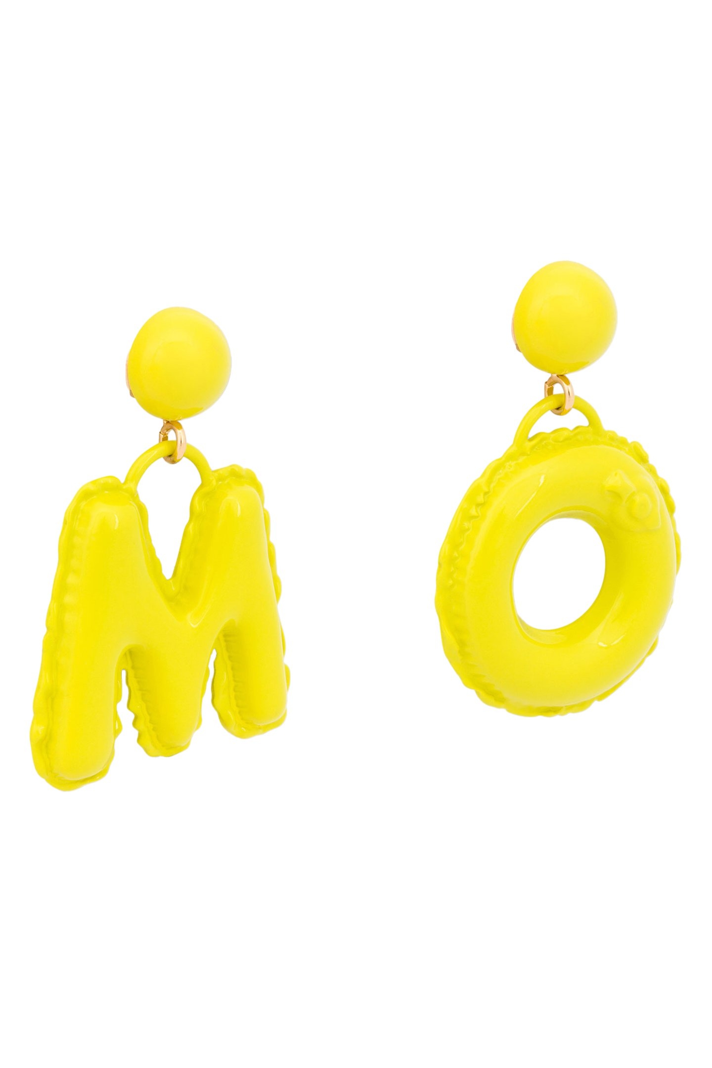 INFLATABLE INFLATABLE LETTERS EARRINGS YELLOW 3