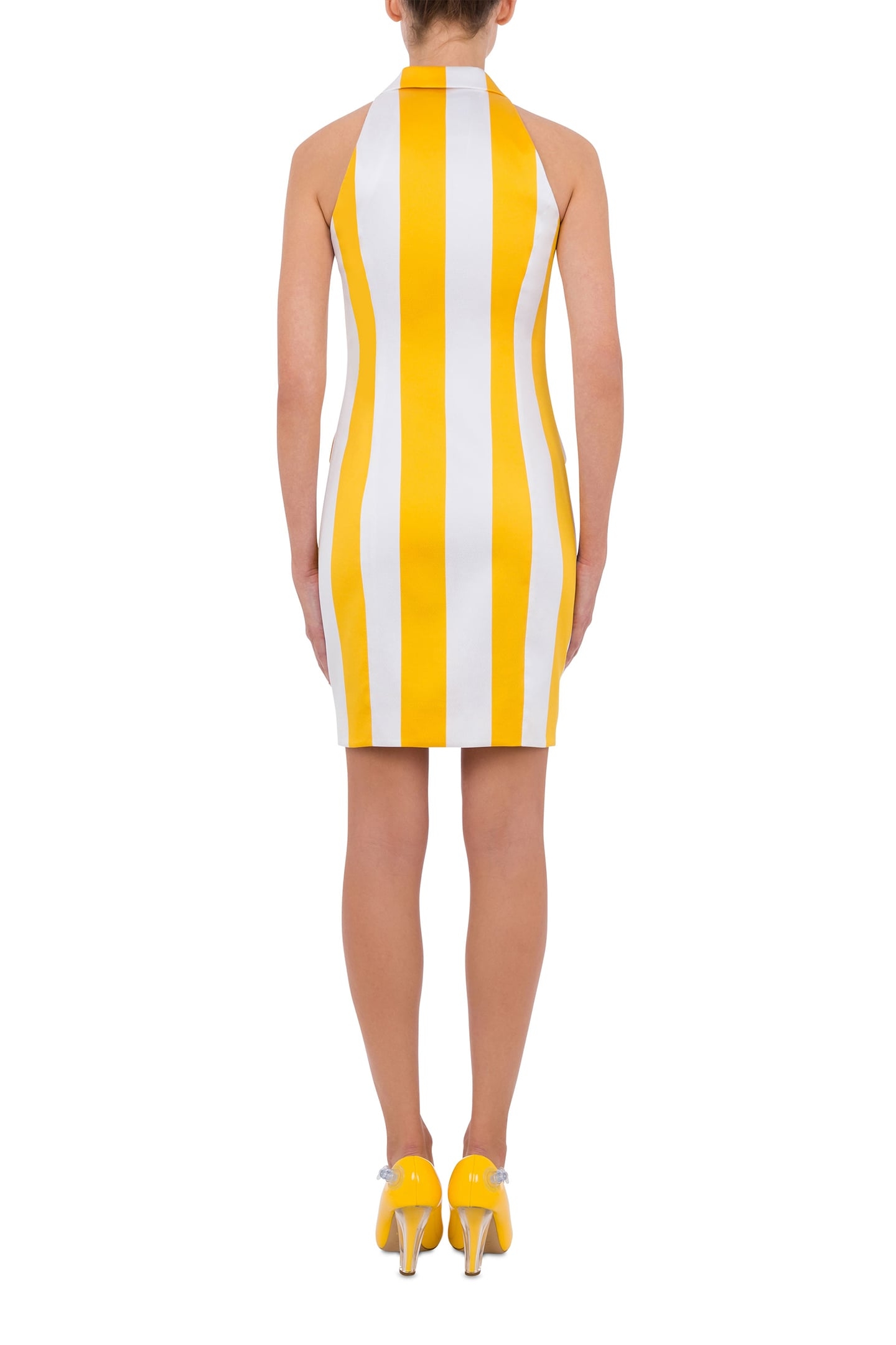 LIFESAVER BUTTONS STRIPED DRESS WHITE 2