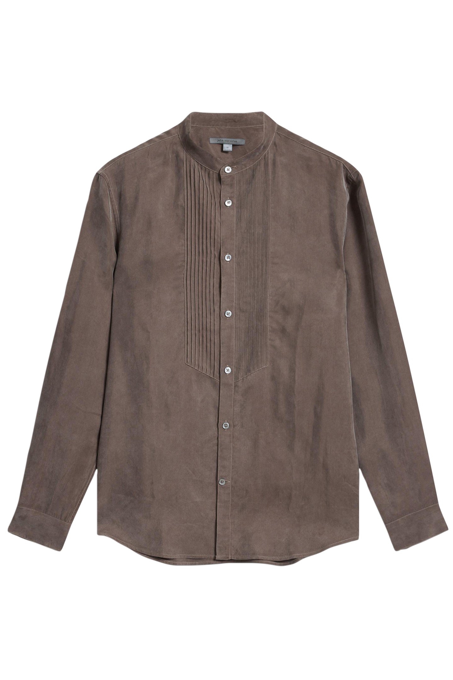 HANOVER SHIRT - SLIM FIT SHIRT WITH BAND OLD BARK 2