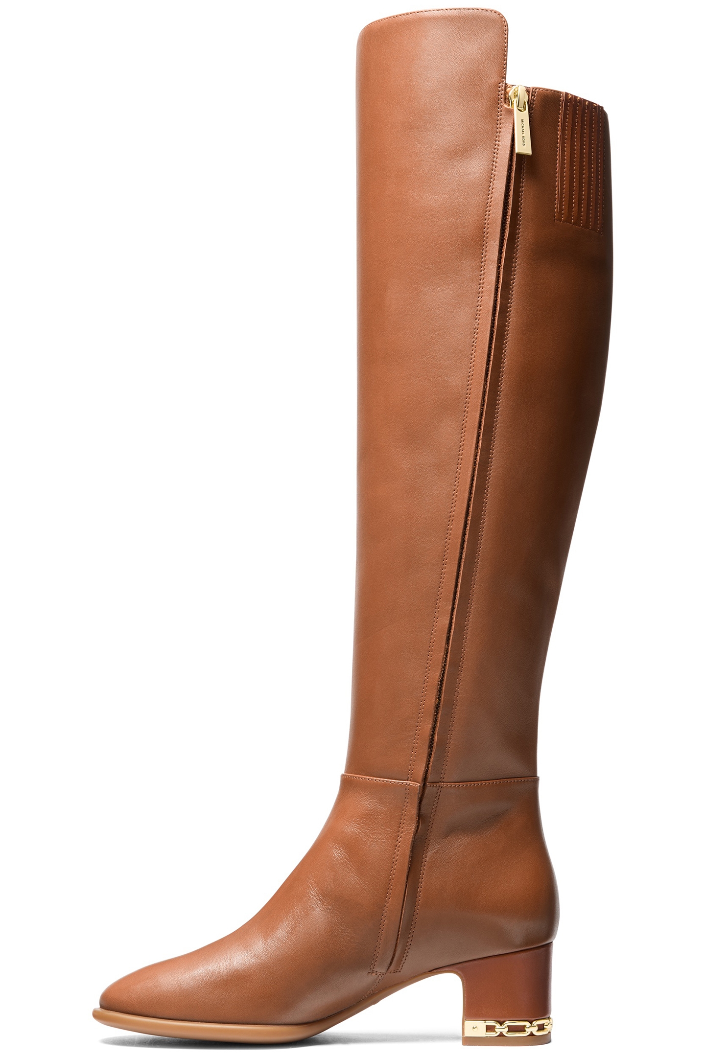 JUNE KNEE HIGH BOOT IN TAN LEATHER 4