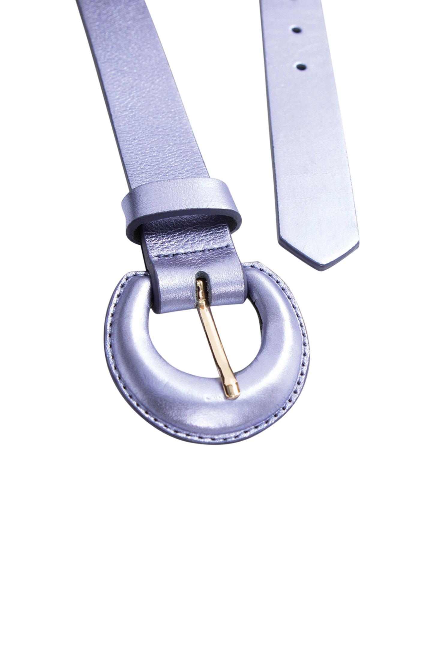 ANDREW - PURPLE BELT IN METALLIC LEATHER 4