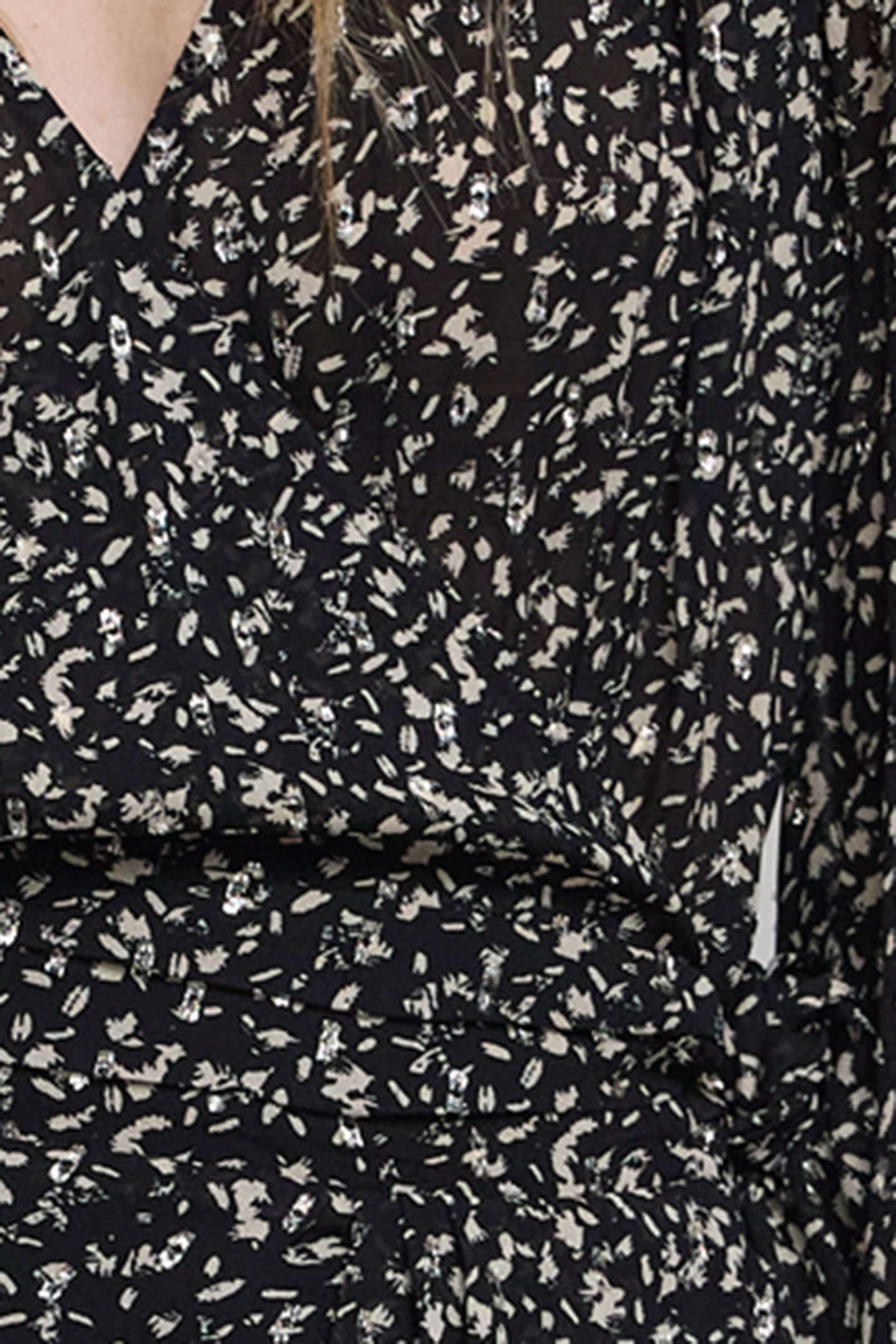 BLACK ROCK TACHIST PRINT WRAP DRESS 6