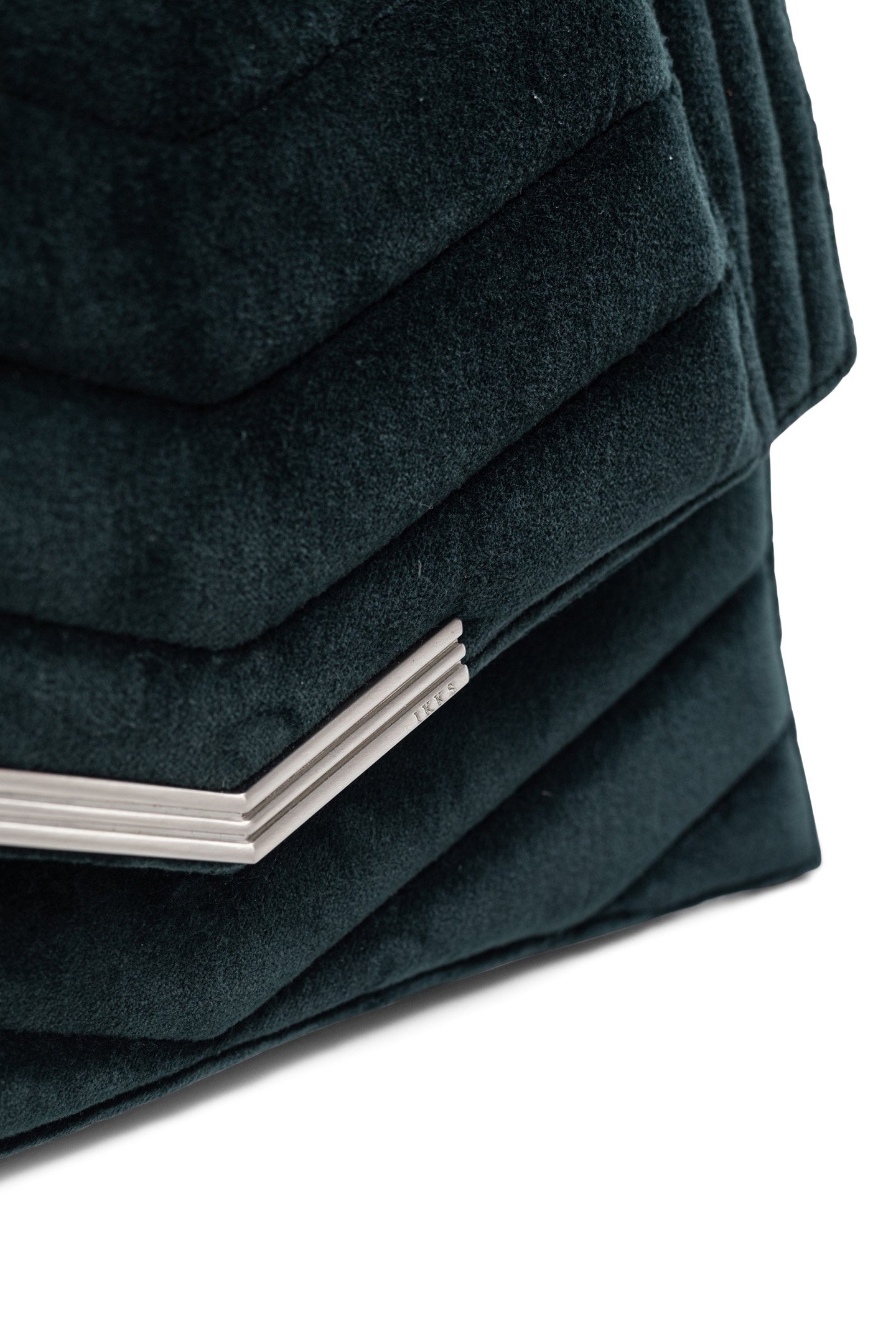 THE 1. VELVET GREEN QUILTED VELVET BAG SIZE M 6