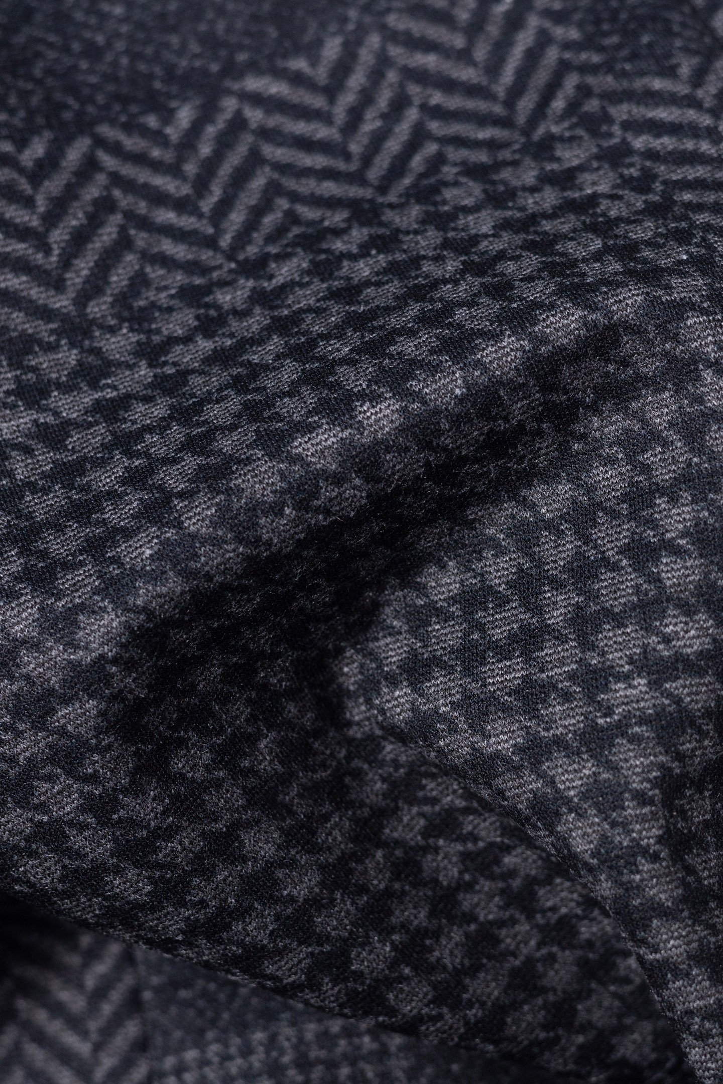 PATCHWORK EFFECT GREY MILANO KNIT COSTUME JACKET 6