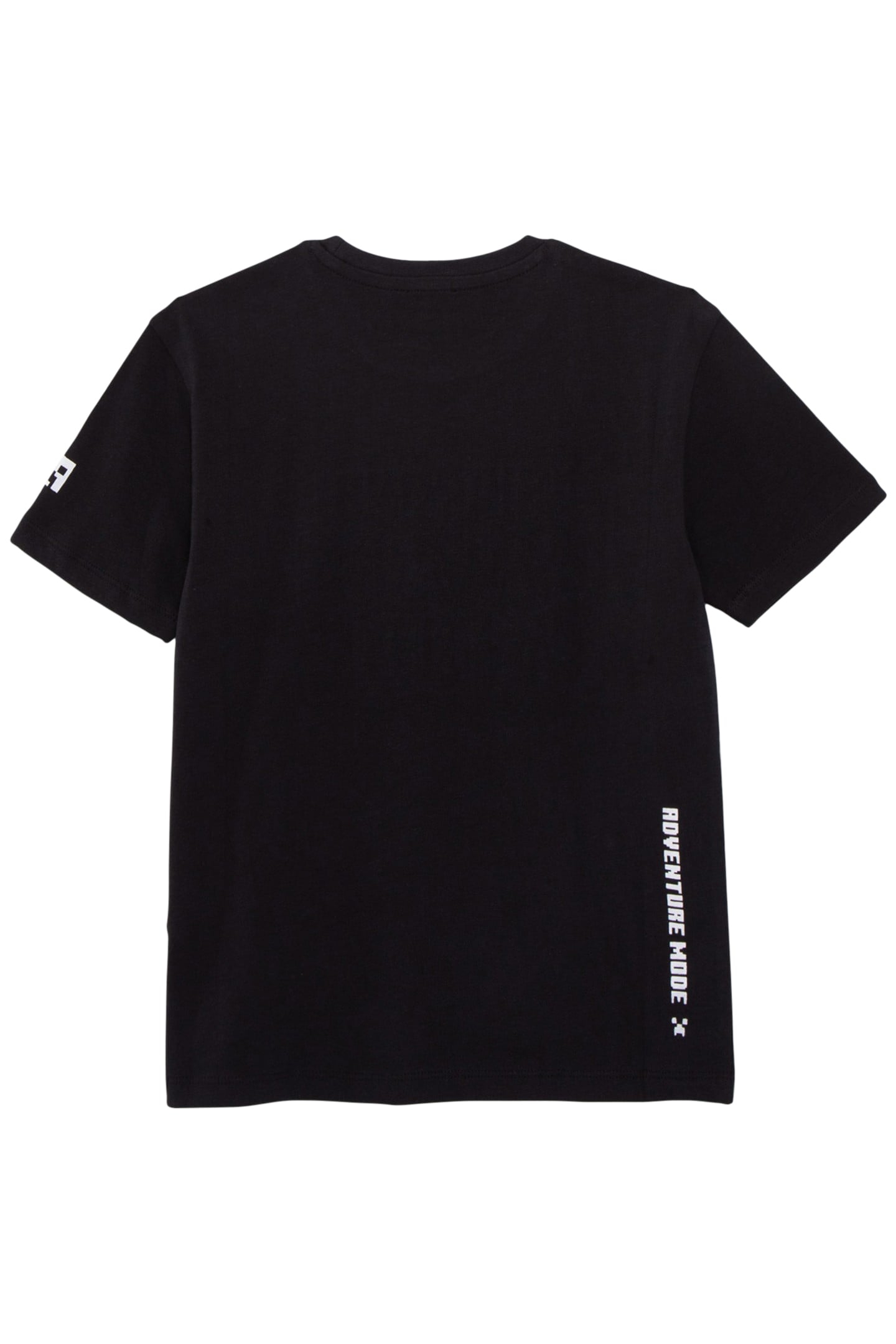 BOYS’ BLACK T-SHIRT WITH EMBOSSED MINECRAFT SLOGANS 2