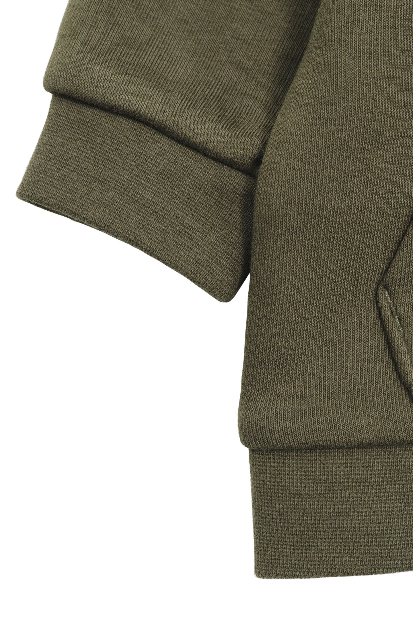 BABY BOY KHAKI ZIPPED HOODED CARDIGAN 3