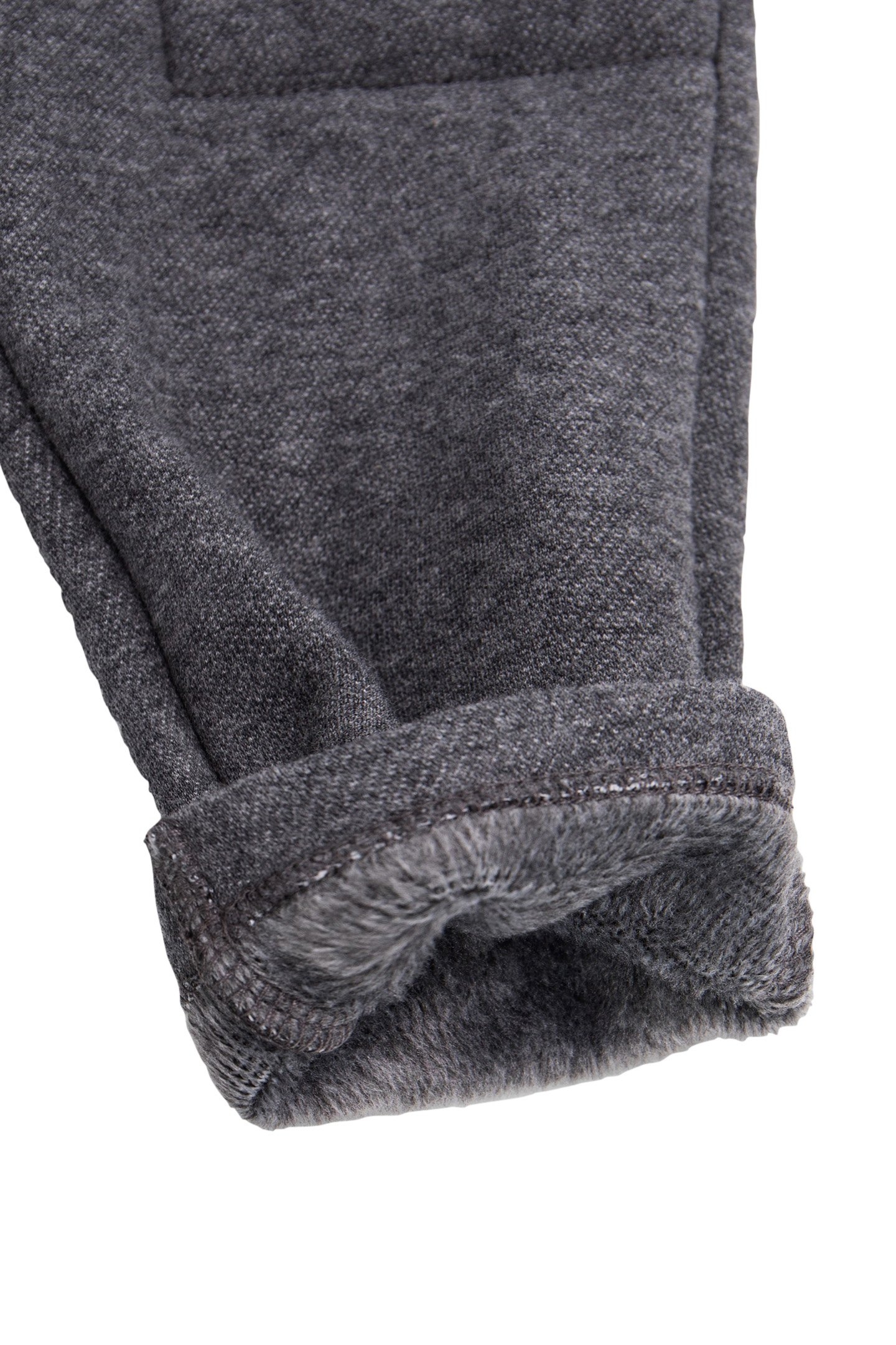 BOY'S GREY STRIPED PANTS WITH RIBBED WAISTBAND 6