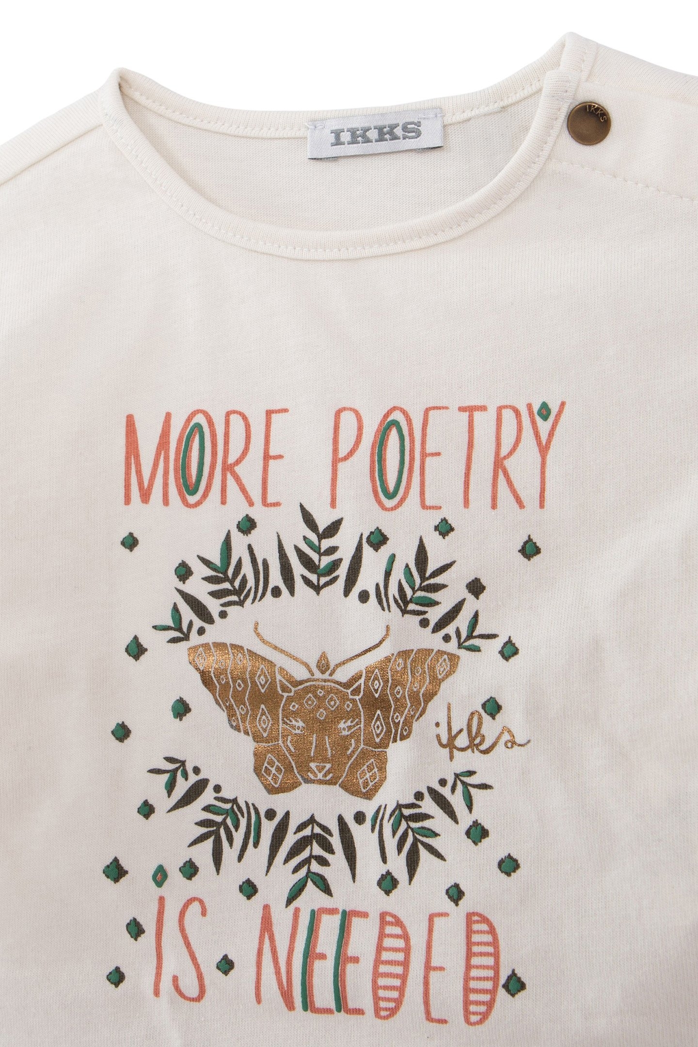 2-IN-1 BABY GIRL BUTTERFLY T-SHIRT AND KHAKI SHORTS SET 5