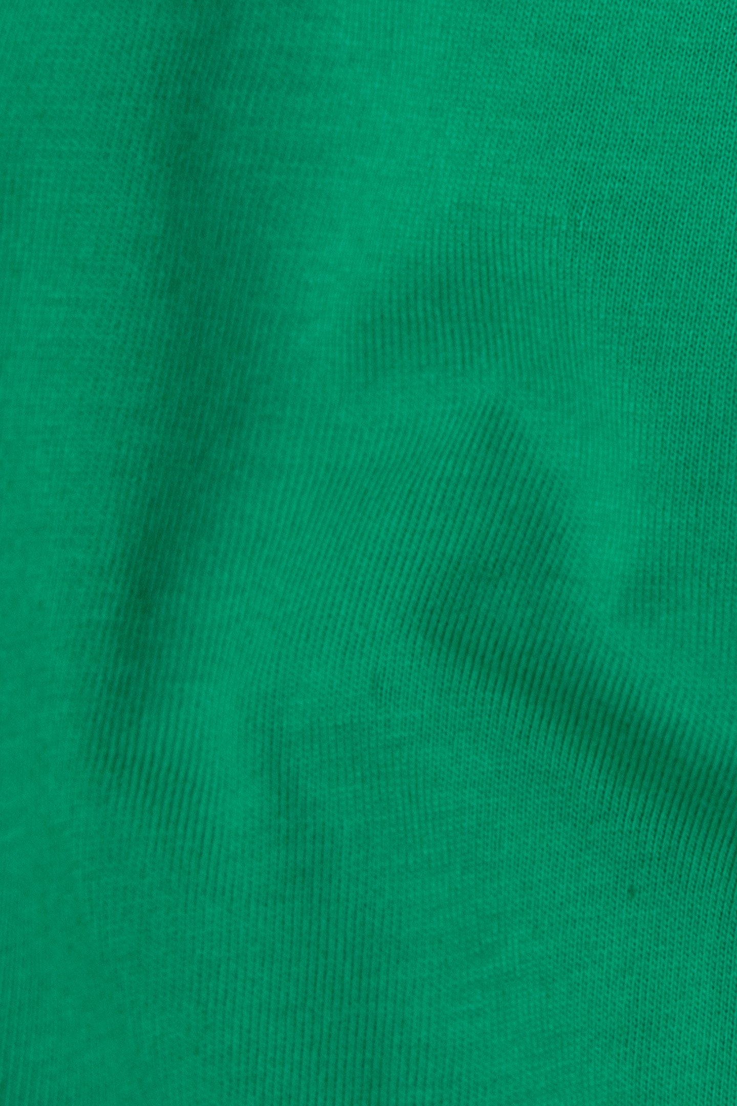 GIRL'S GREEN MULTI-MATERIAL HERRINGBONE T-SHIRT 6