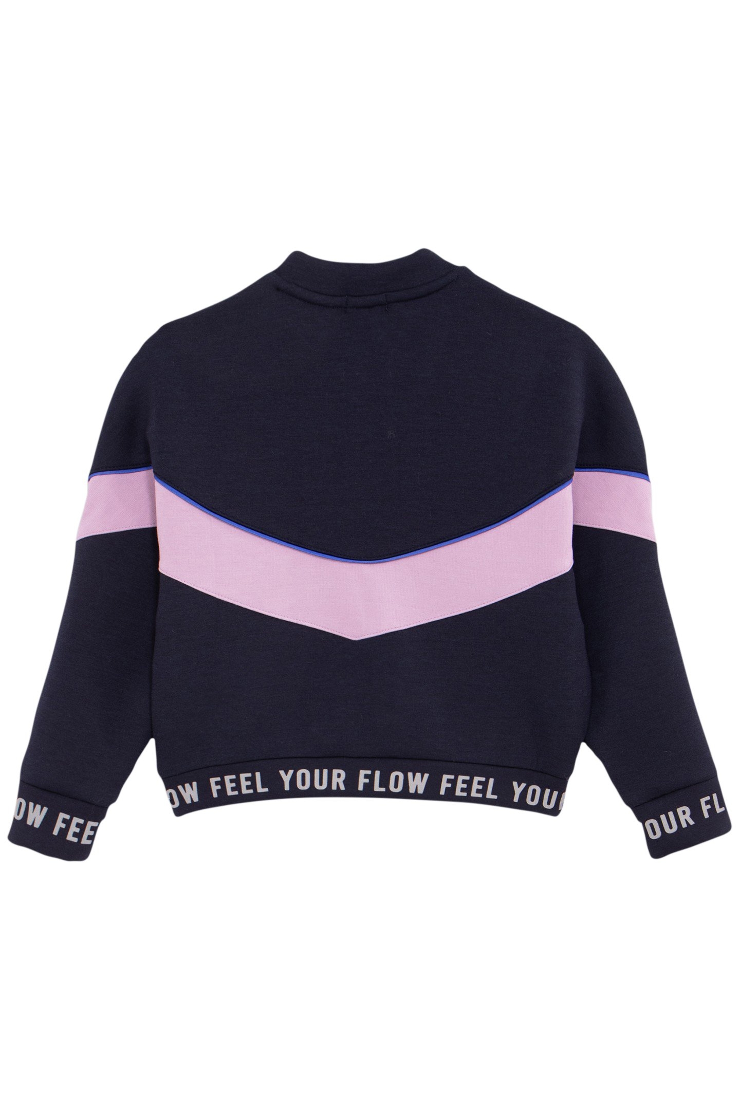 SPORTY NAVY ZIPPED CARDIGAN FOR GIRLS 2