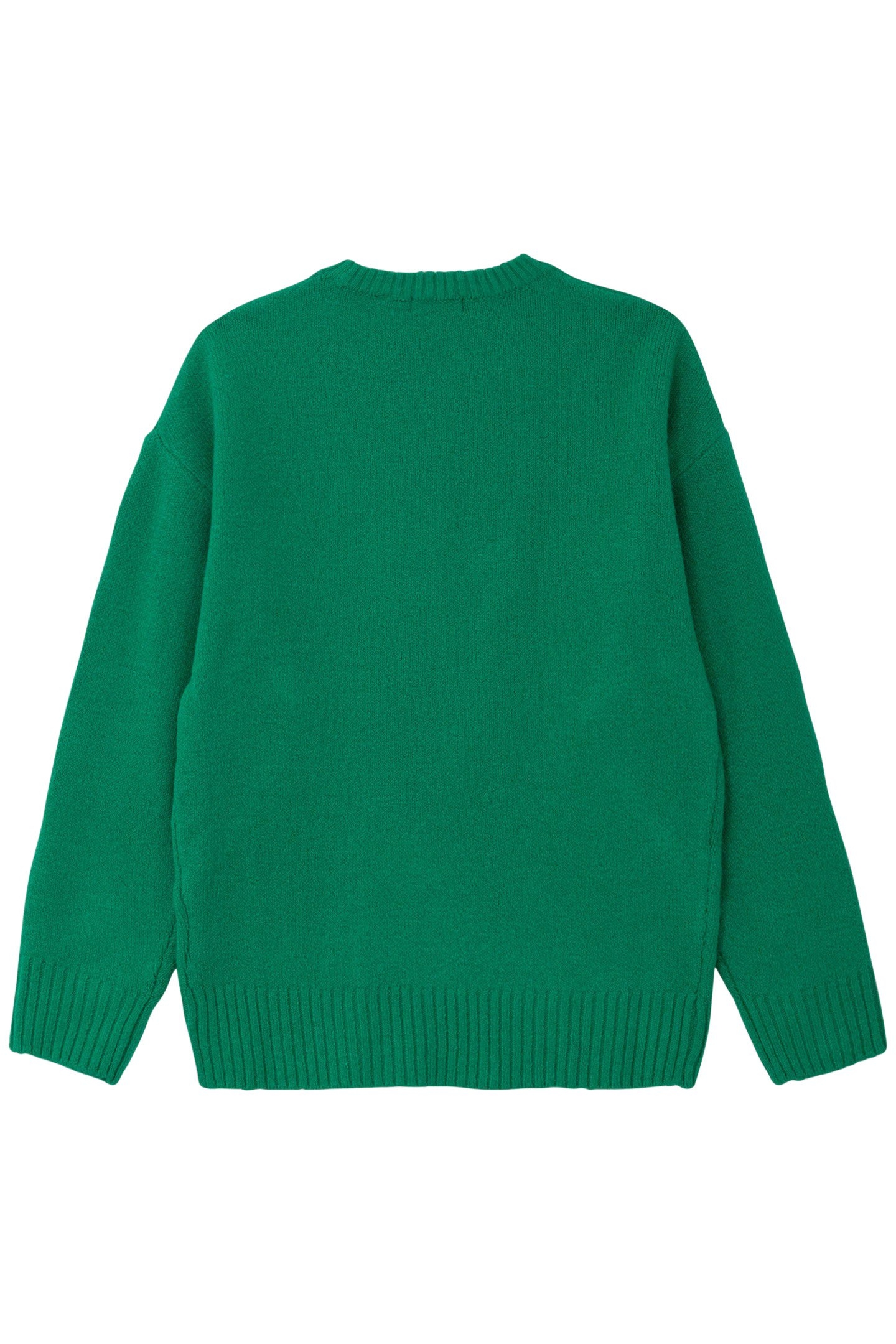 BOY'S GREEN FLUFFY KNIT SWEATER 2