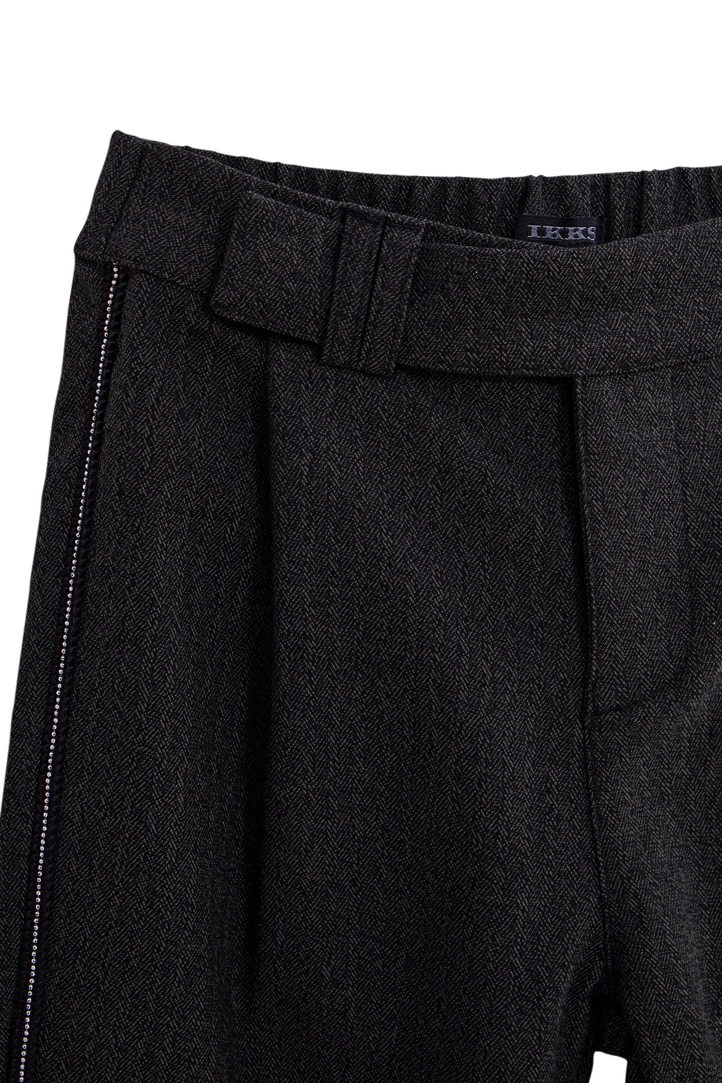 GIRL'S BLACK FAUX-UNI JEWEL-RIBBON PANTS 3