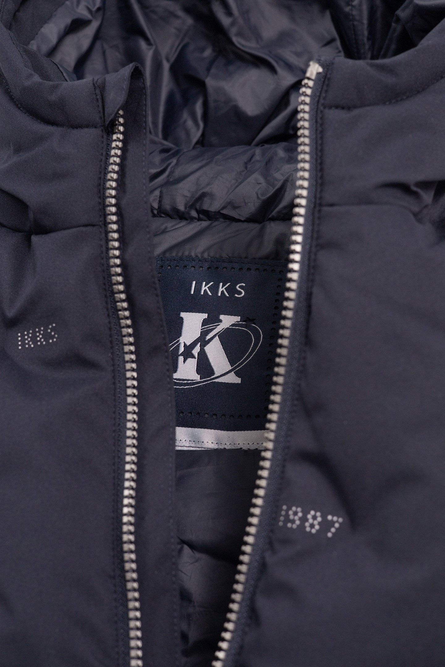 BOYS' NAVY DOWN JACKET WITH REMOVABLE SLEEVES 7