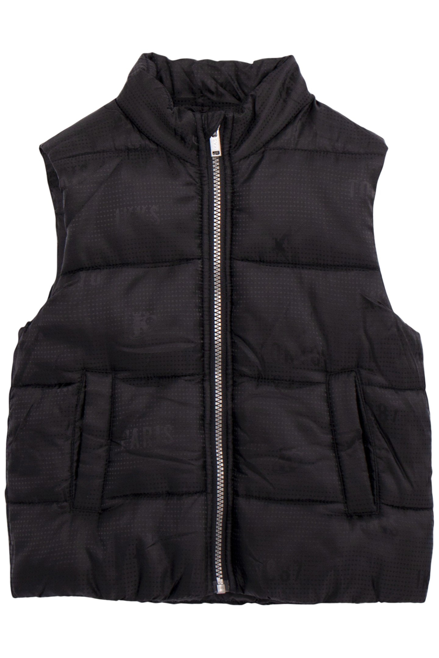 BOY'S 2-IN-1 NAVY JACQUARD PARKA JACKET 2