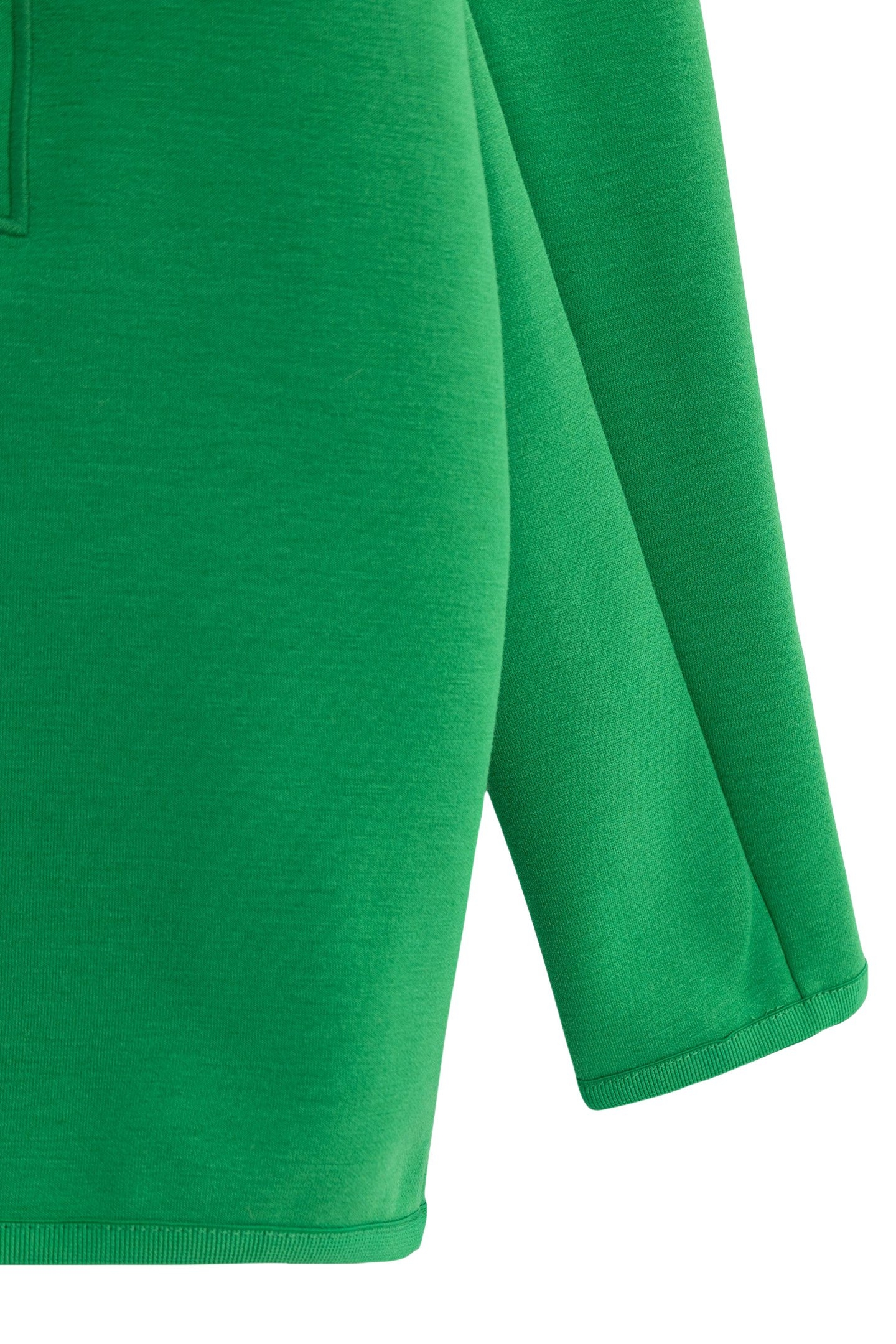 BOY'S GREEN ZIPPED CARDIGAN, SLOGAN EMBROIDERED ON BACK 4