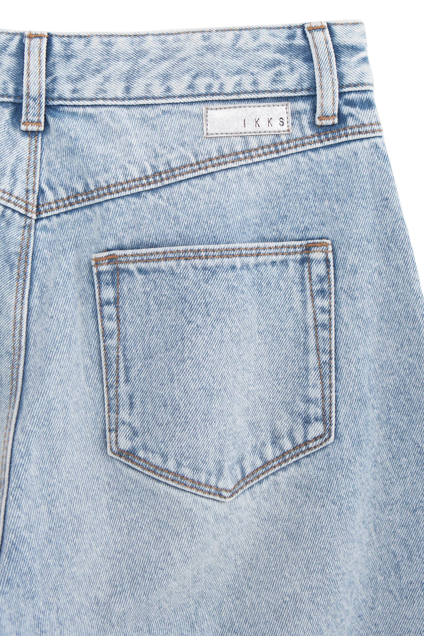 GIRL'S BALLOON BLUE WATERLESS JEANS WITH MULTI-STUD DESIGN 5