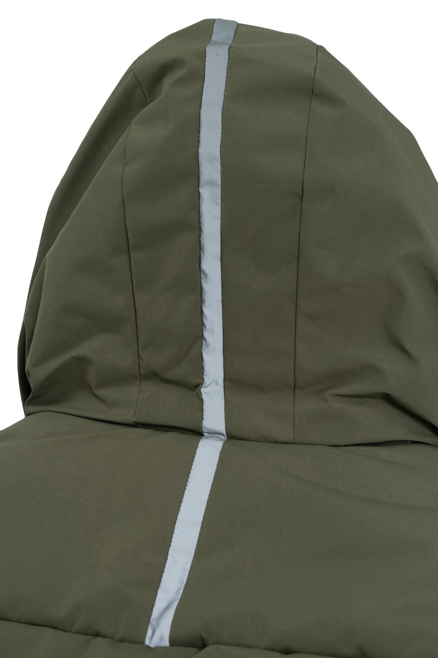 BOY'S LONG KHAKI QUILTED DOWN JACKET 4