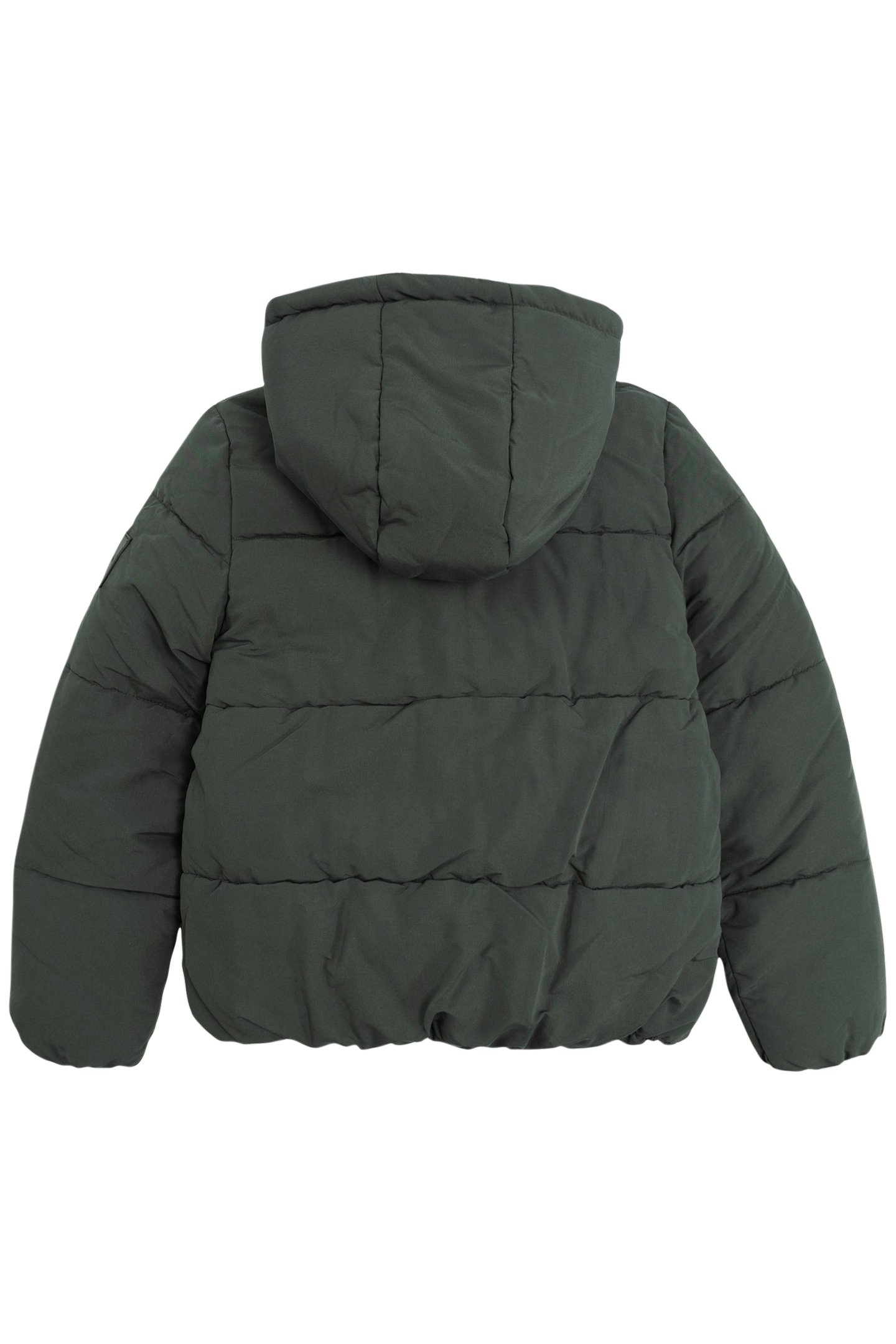 GIRL'S 2-IN-1 KHAKI DOWN JACKET WITH SHERPA VEST 2