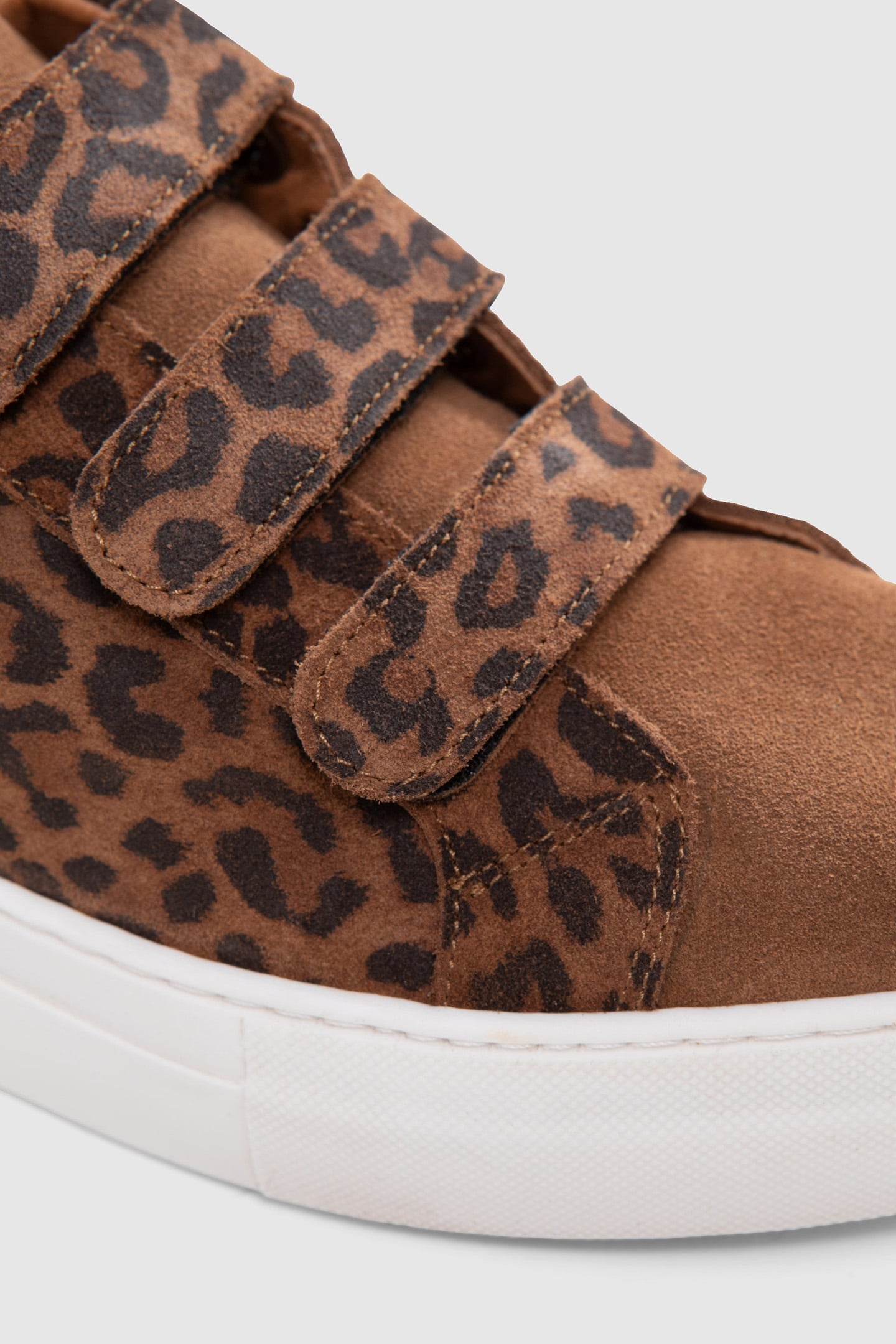 LEOPARD PRINT SNEAKERS WITH VELCRO FASTENING 5