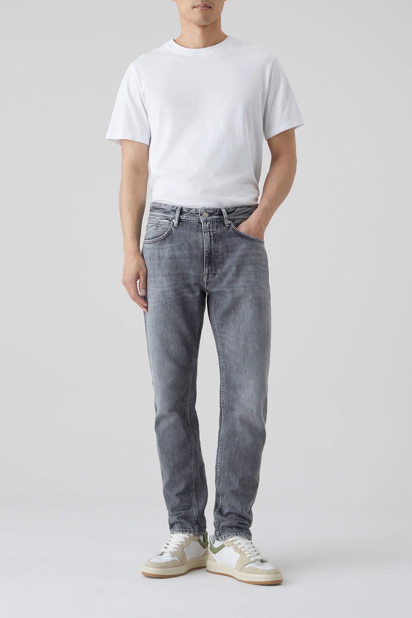 COOPER TAPERED JEANS MID GREY 3