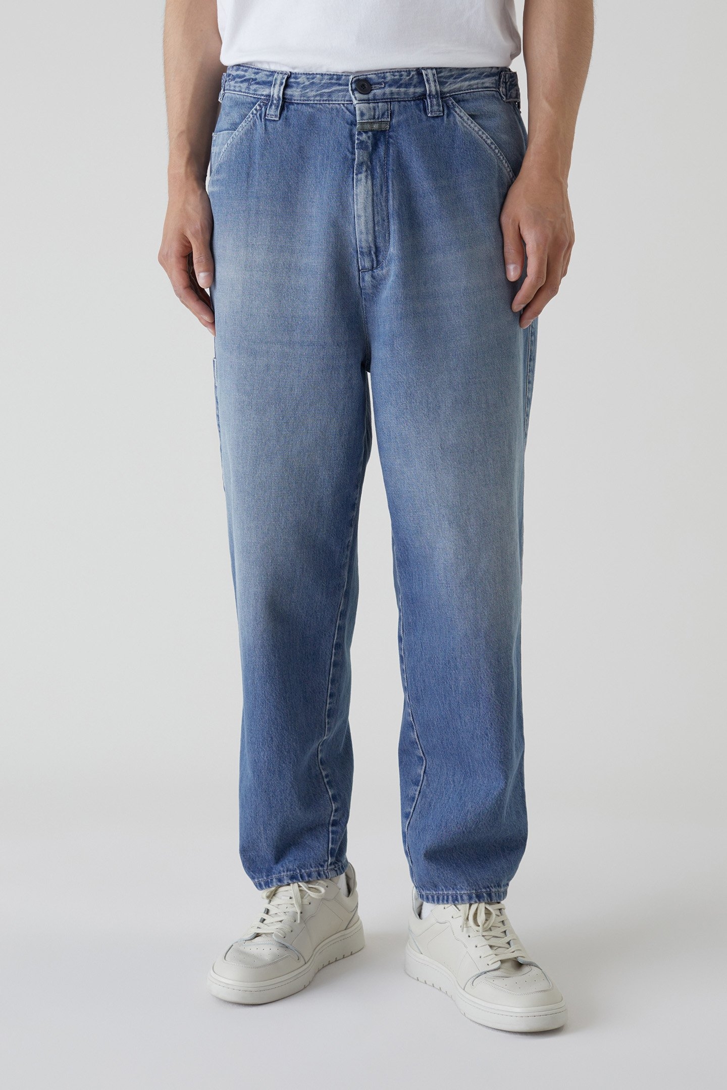 DOVER TAPERED JEANS MID BLUE 1