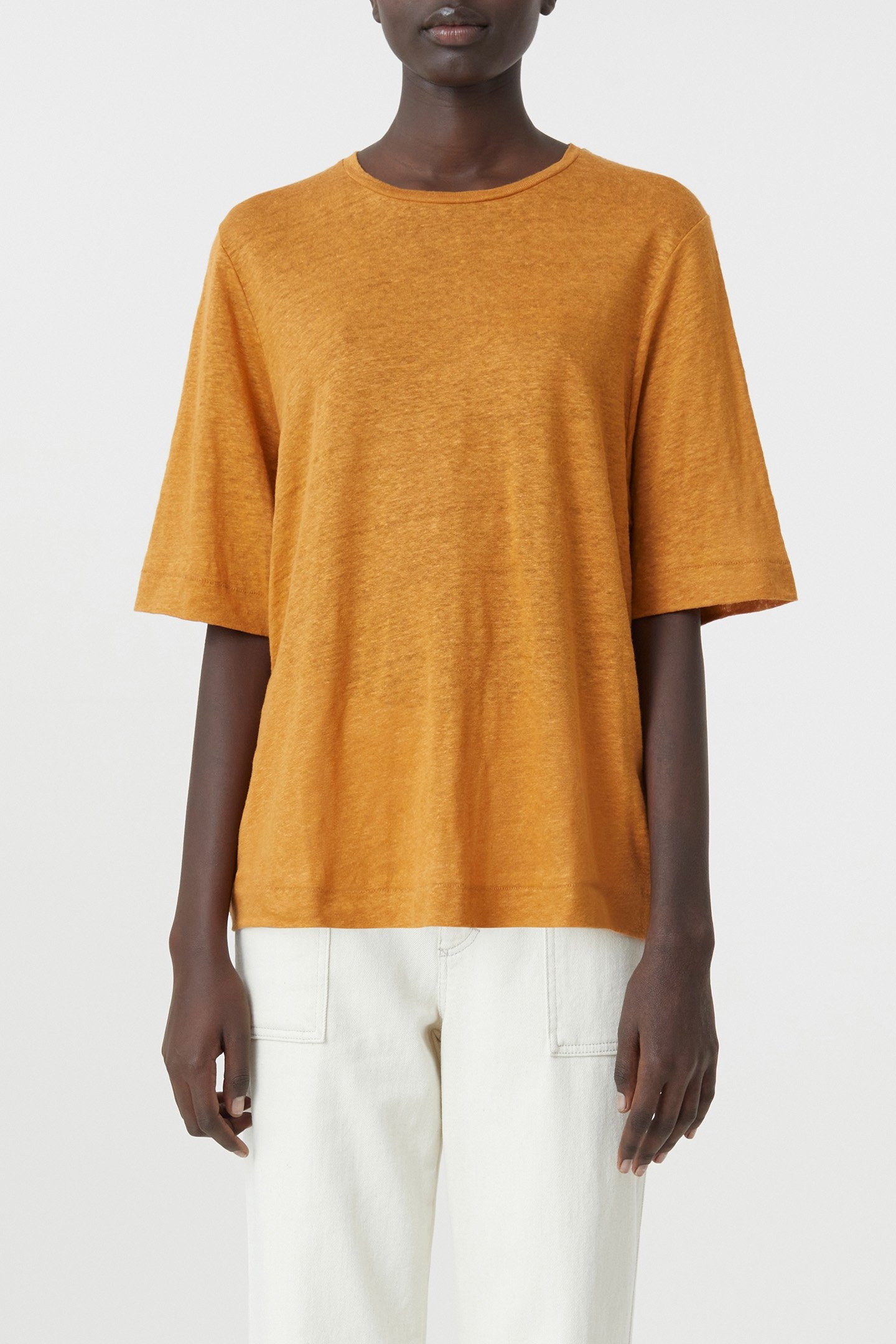 T-SHIRT WIDE SLEEVE T-SHIRTS GOLDEN CINNAMON 1