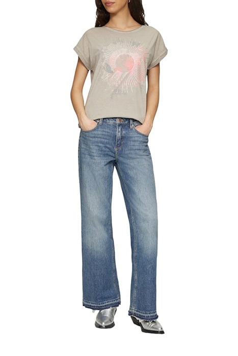 S.OLIVER-QS T-SHIRTS LIGHT GREY 2