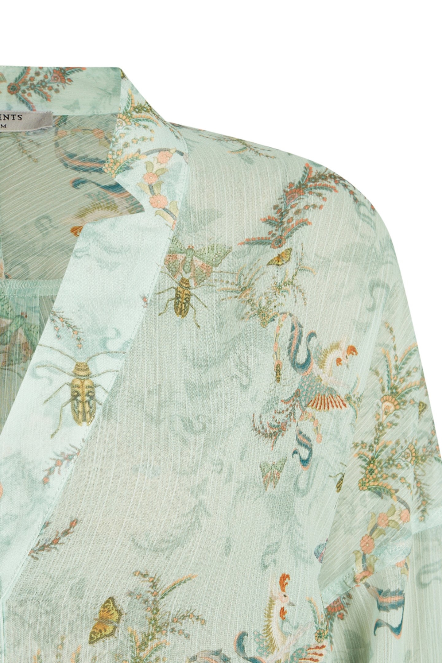 ANDIA ASSAM SHIRT AQUA BLUE 3