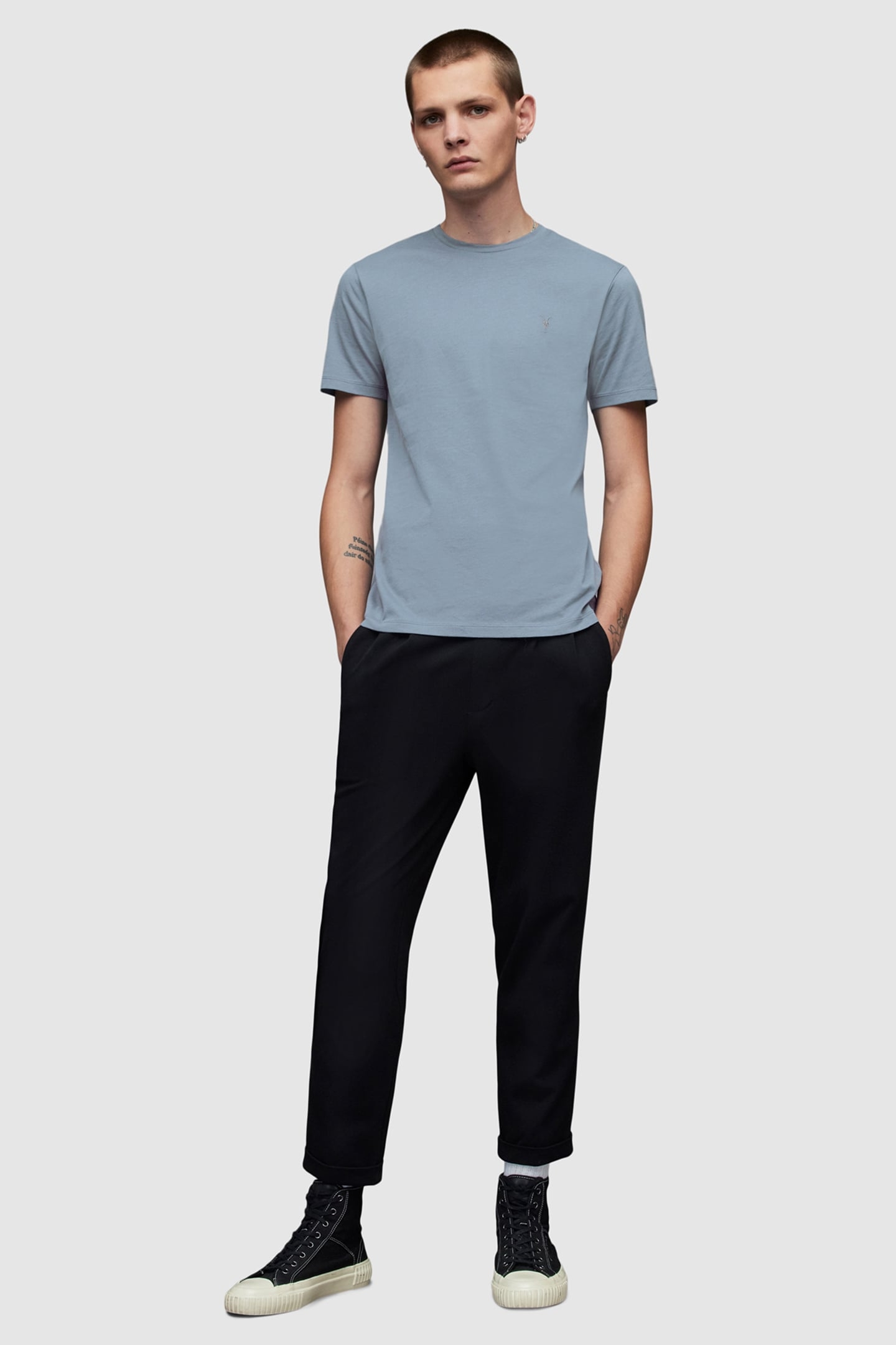 BRACE SS CREW DULL BLUE 3