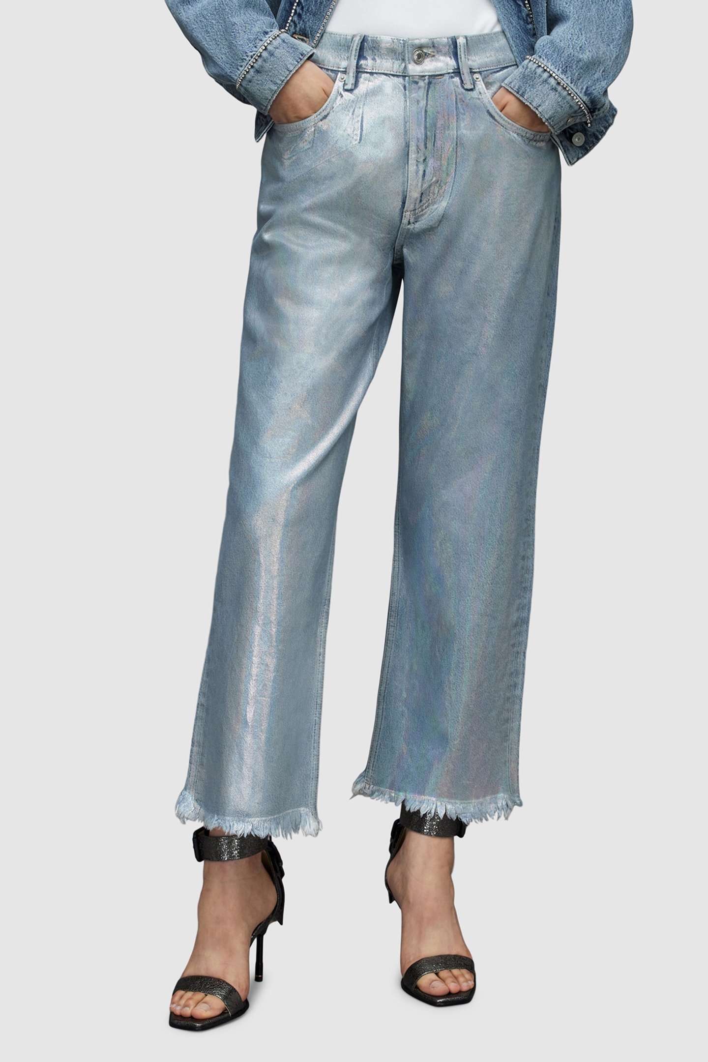 APRIL METALLIC JEAN INDIGO BLUE 1