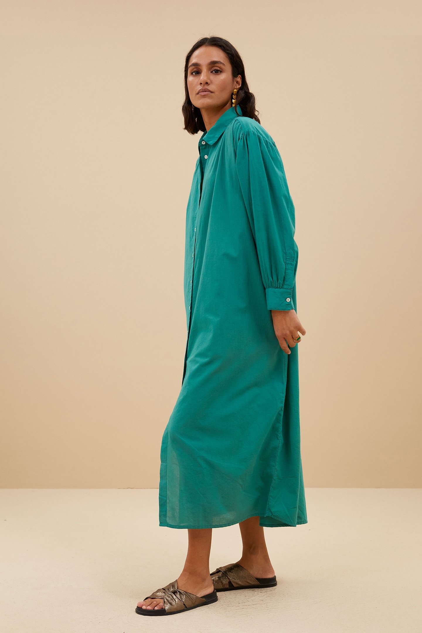 SHIRT DRESS SPRING GREEN 4