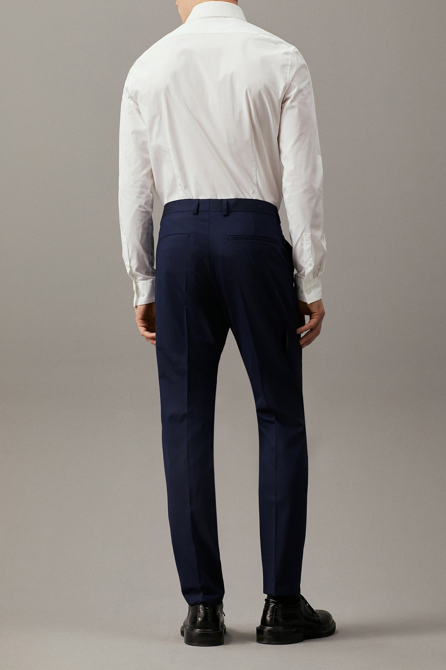 STRETCH WOOL SLIM SU INK BLUE 3