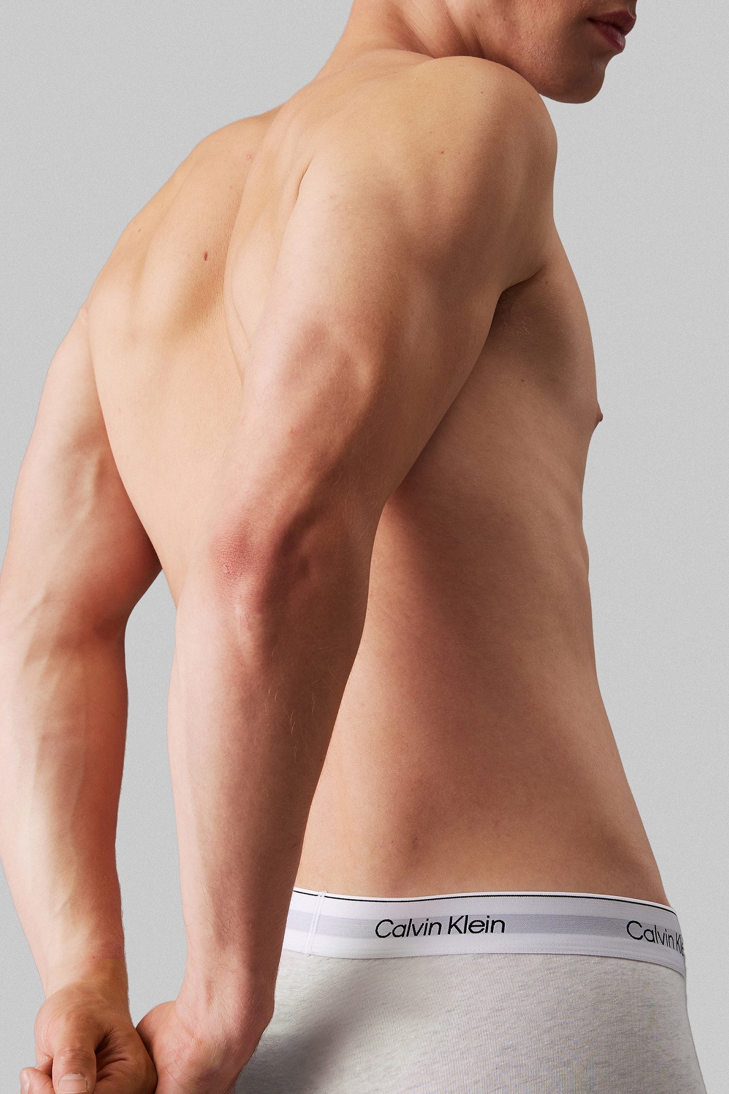 LOW RISE TRUNK 3PK BLACK, SNOW HEATHER, BUFF PINK 5