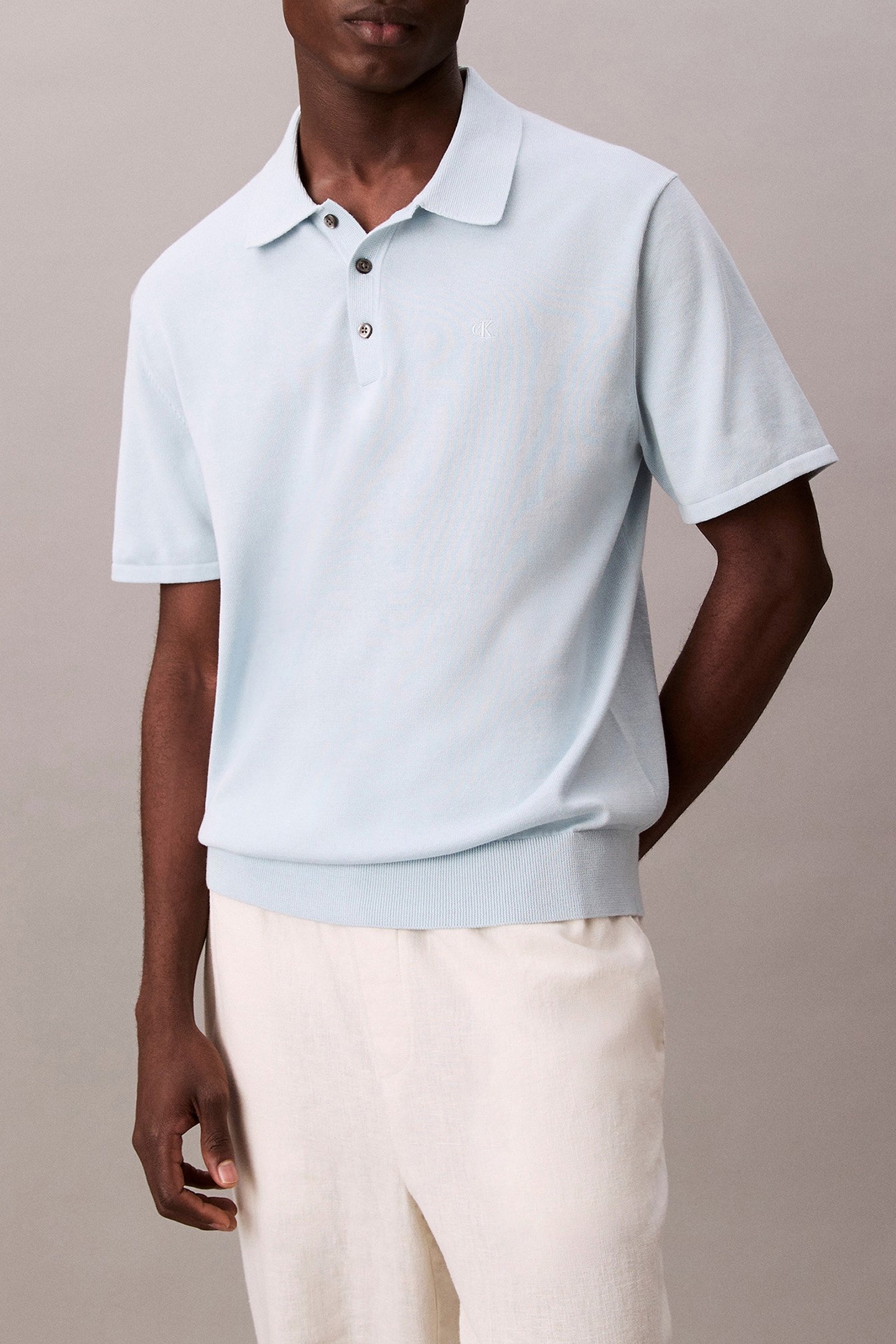 SS REGULAR FIT POLO SHIRT WINTER SKY 1