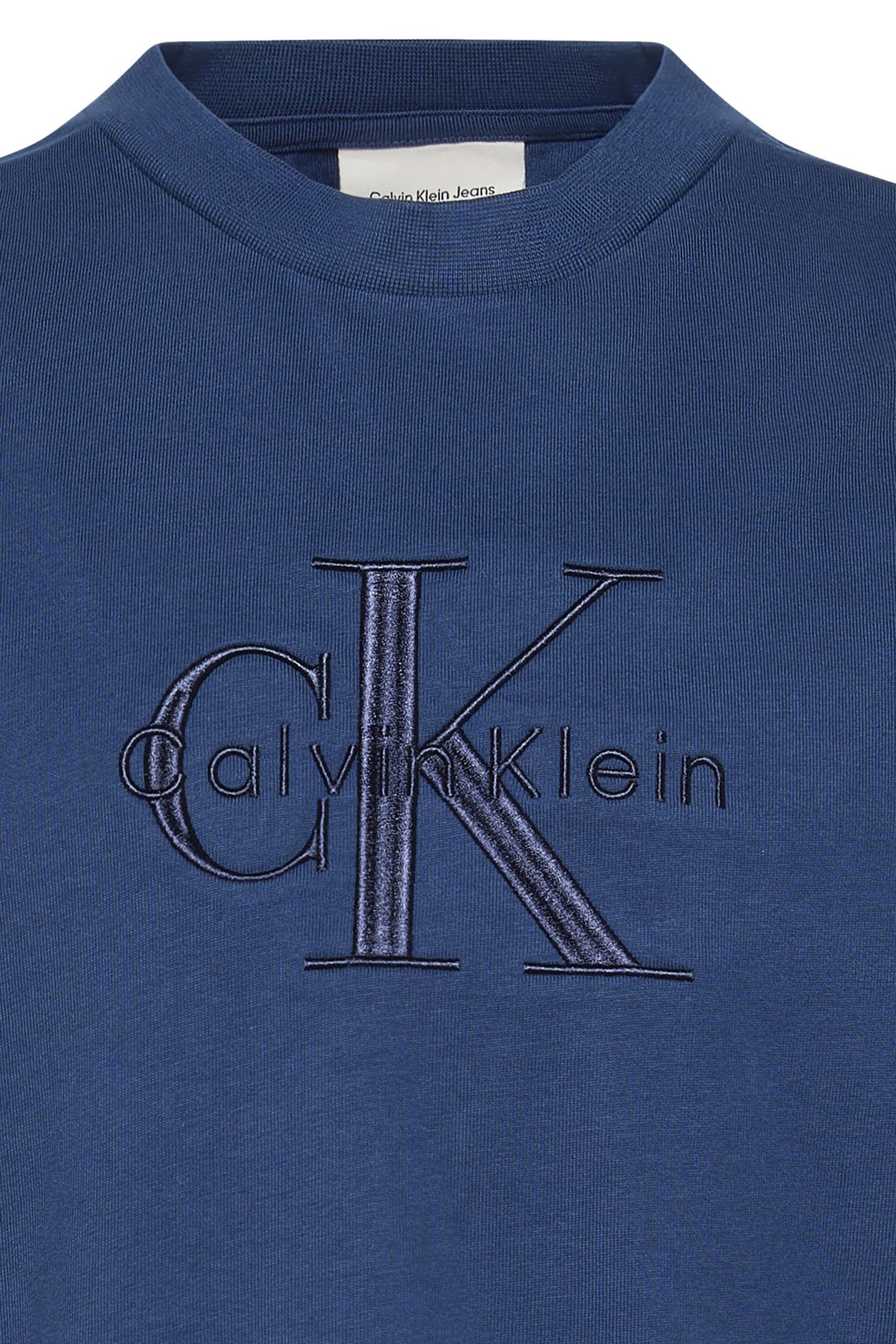 SS HERO MONOLOGO EMB RELAXED FIT CREW NECK T-SHIRT BLUE 8