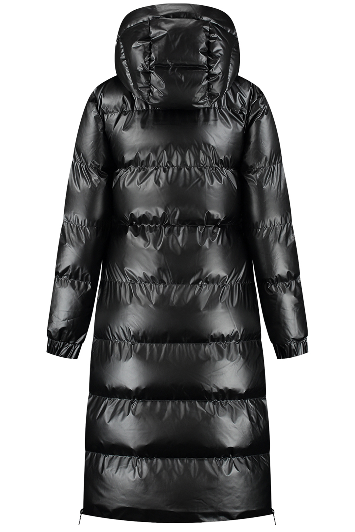 ELISTA LONG PUFFER COAT BLACK 3