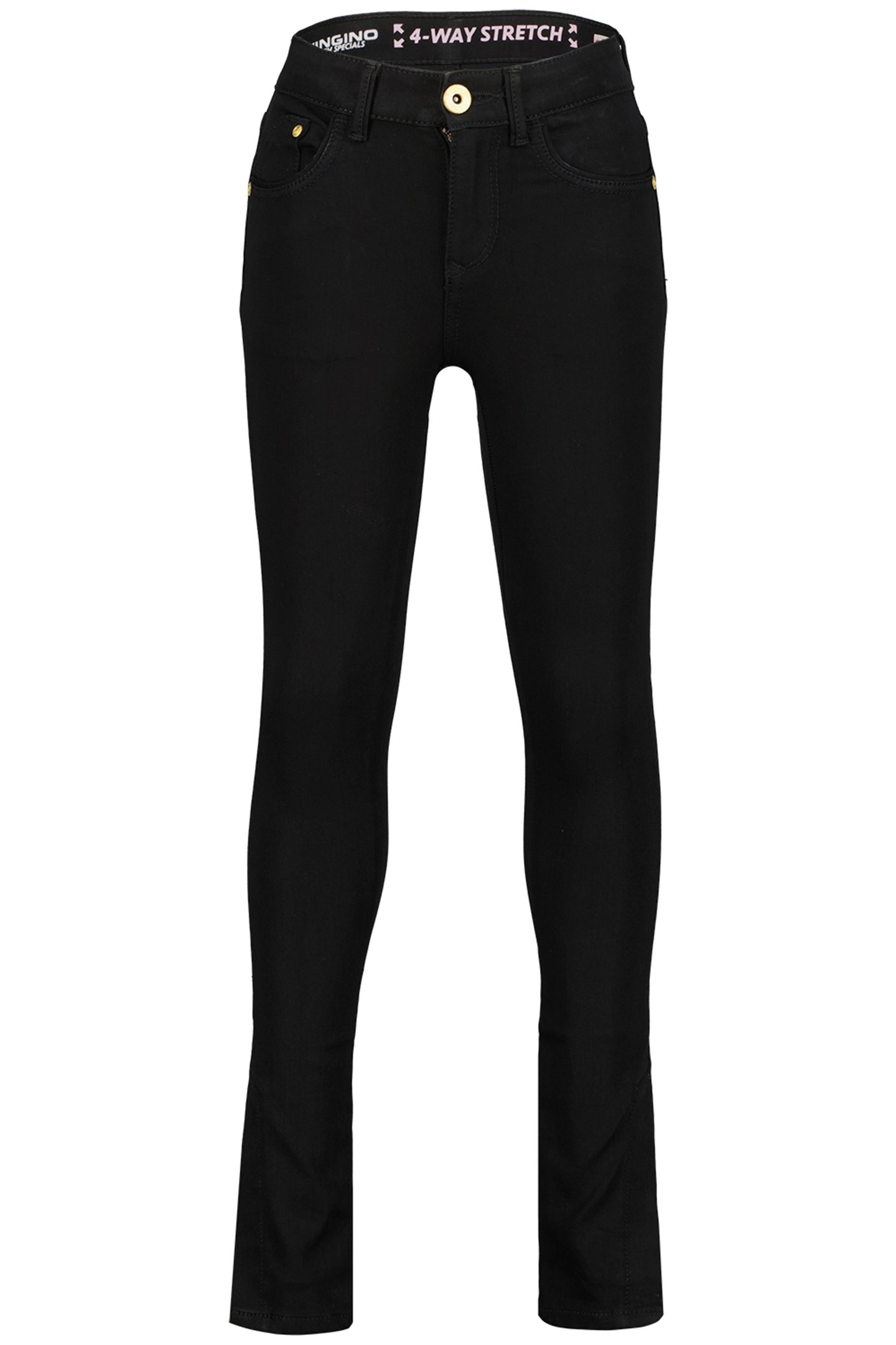 GIRL'S BELLA SPLIT JEANS BLACK 1