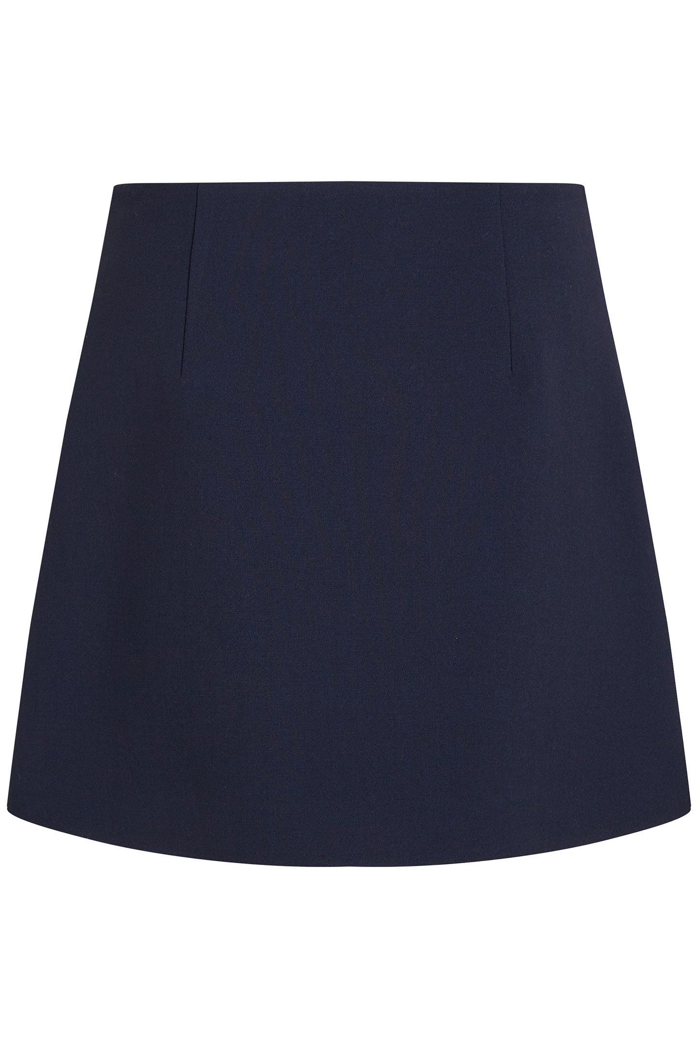 LOOSE FIT A-LINE MINI DRESS BLUE 5