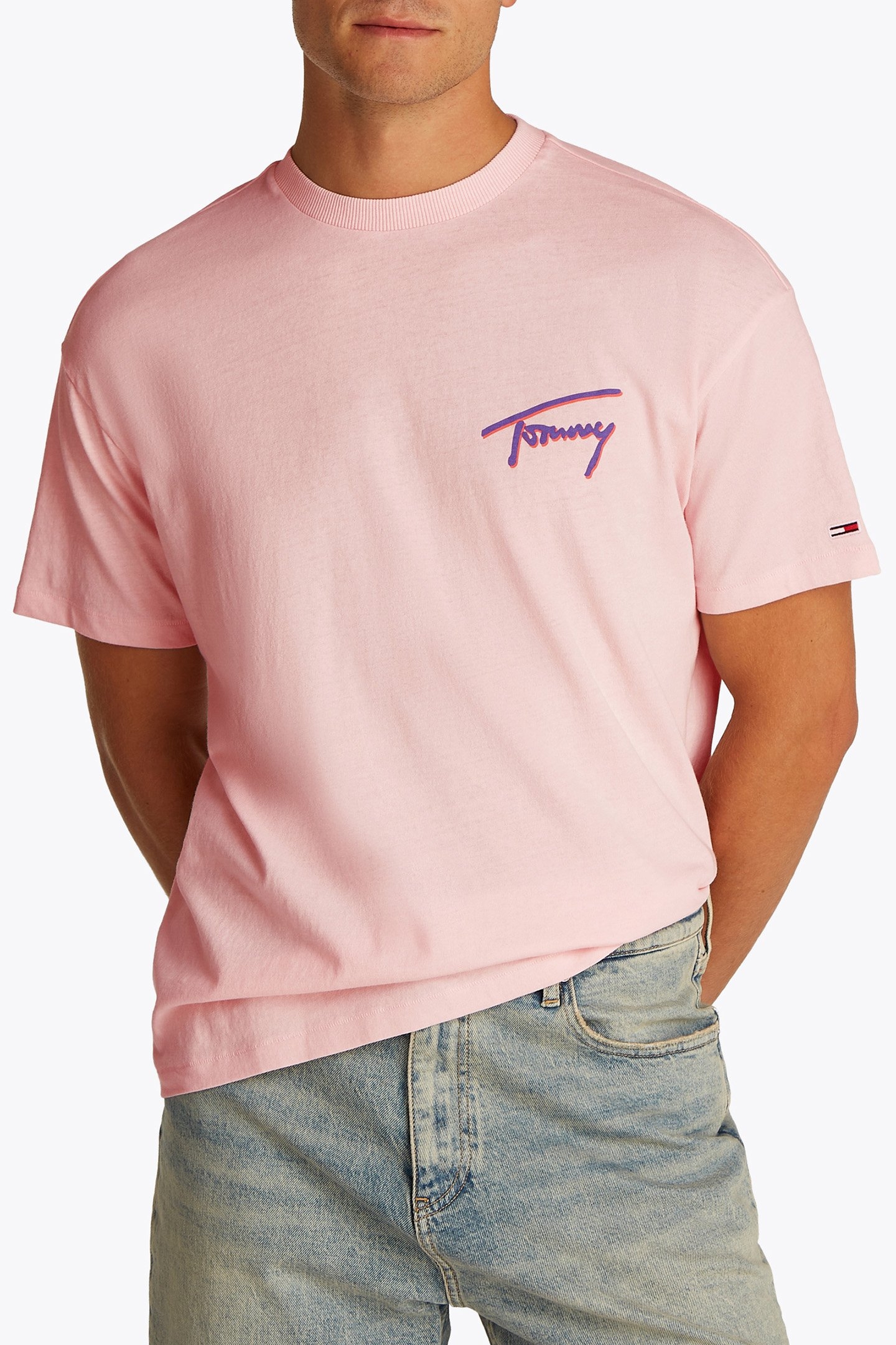 TJM RLX FADED GRAPHIC STANDARD FIT T-SHIRT PRECIOUS PINK 1