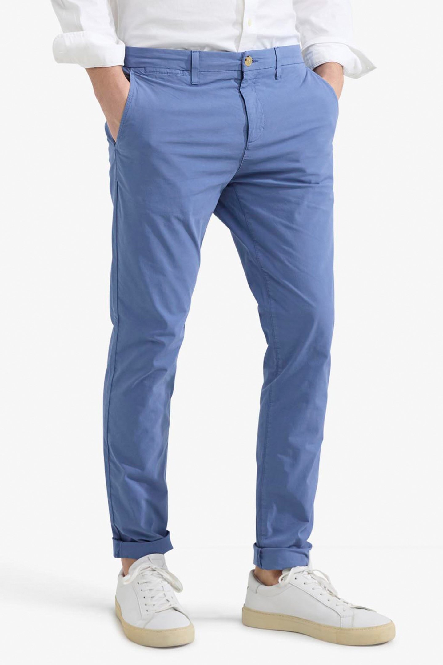 MF CHINO SUMMER POPLIN VINTAGE BLUE 1