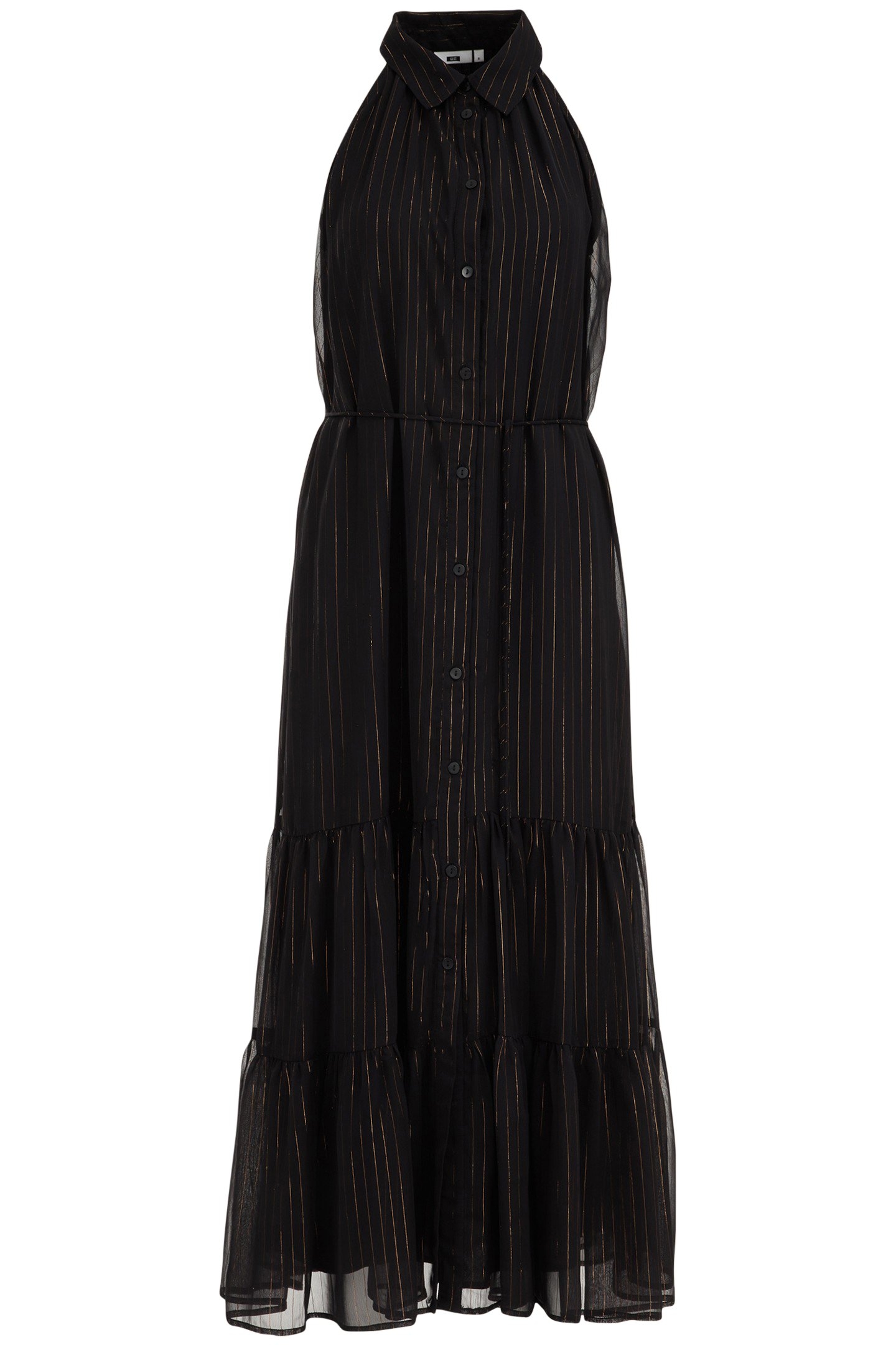 DRESS MID LENGTH BLACK 3