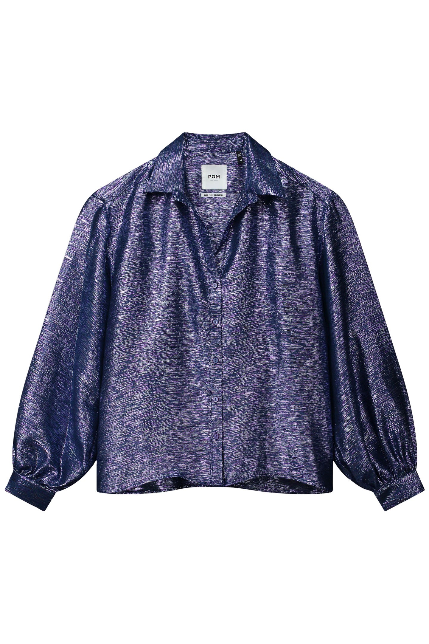 BLOUSE - VIOLET FESTIVE BLUE 3