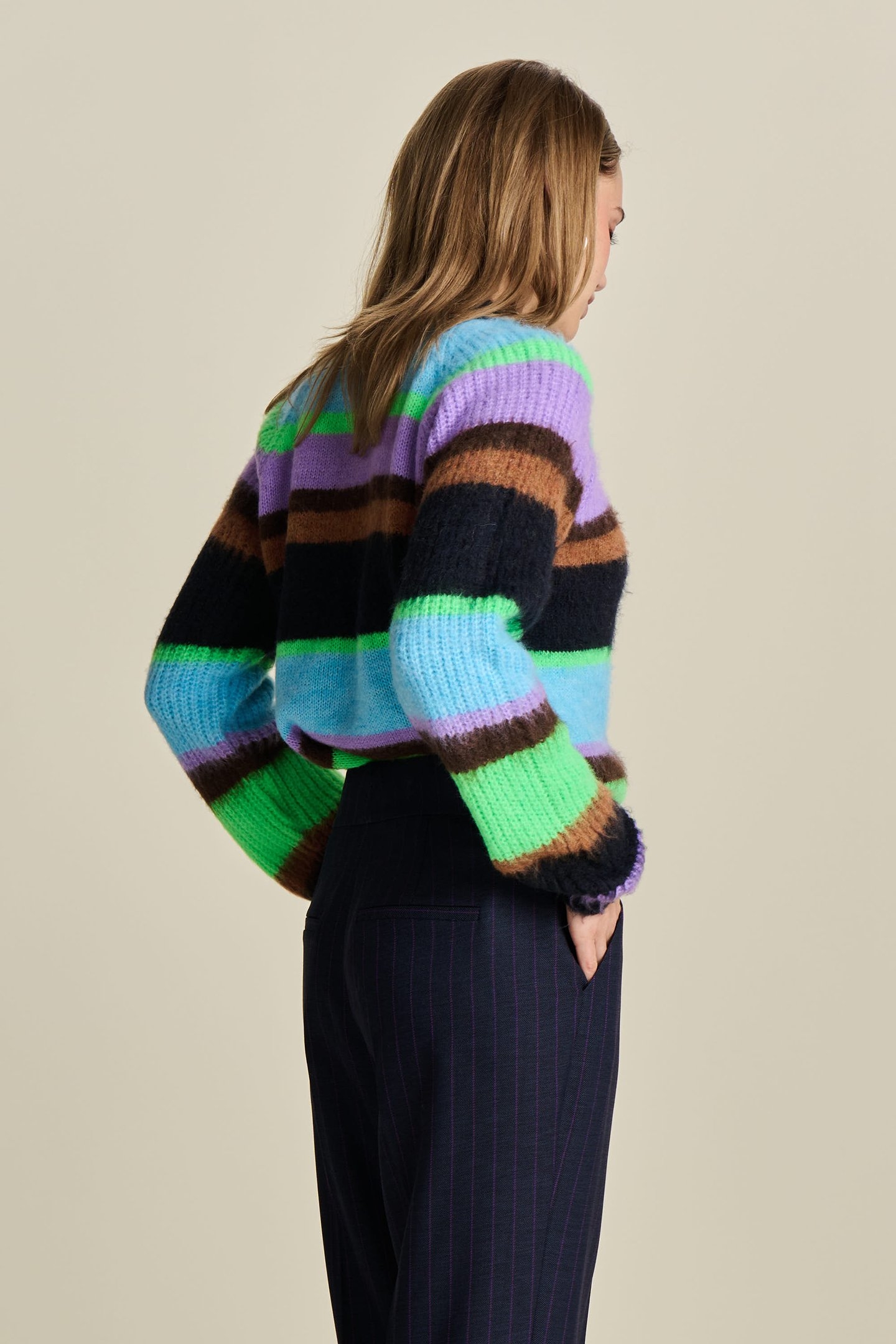 PULLOVER - BRUSHED STRIPES 2